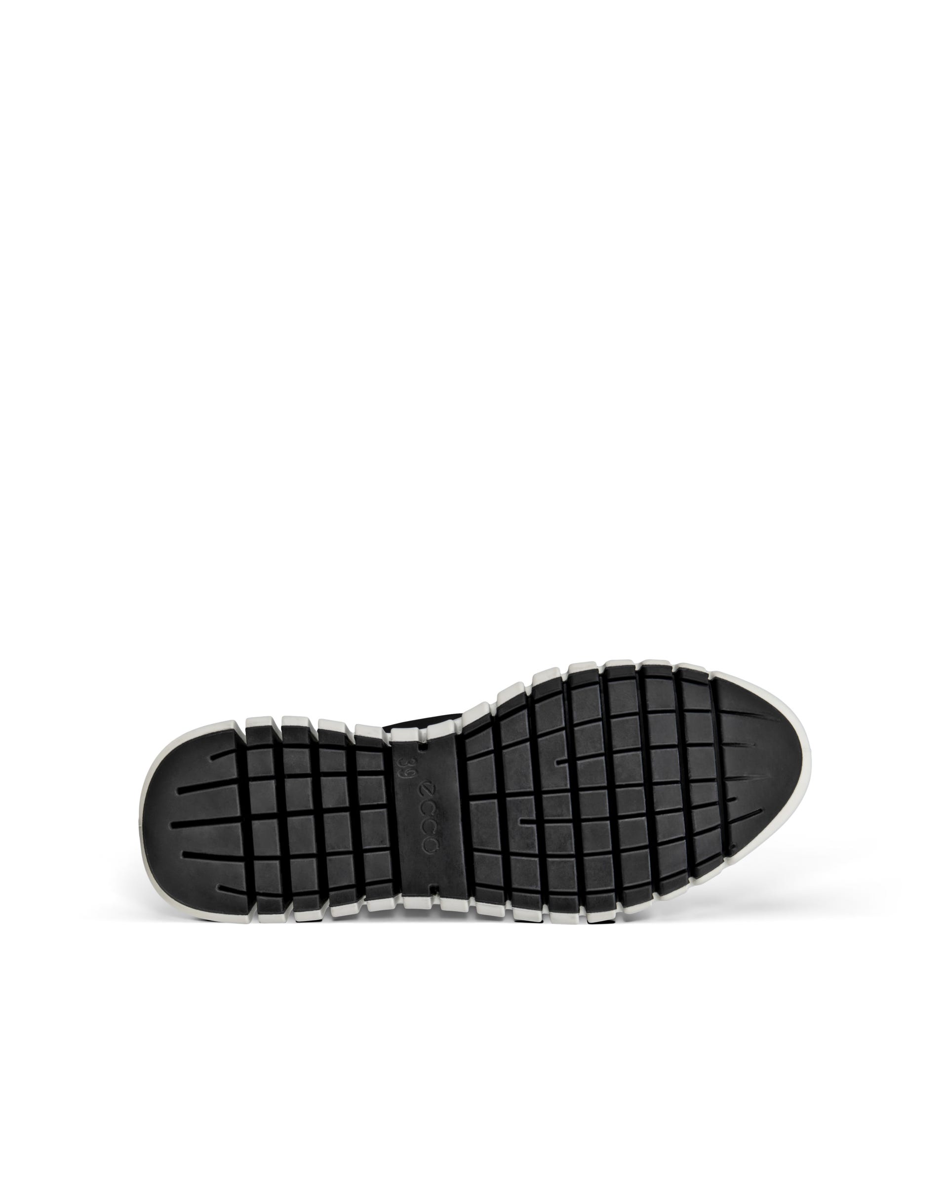 Naisten ECCO® Gruuv nahka tennari - Musta - Sole