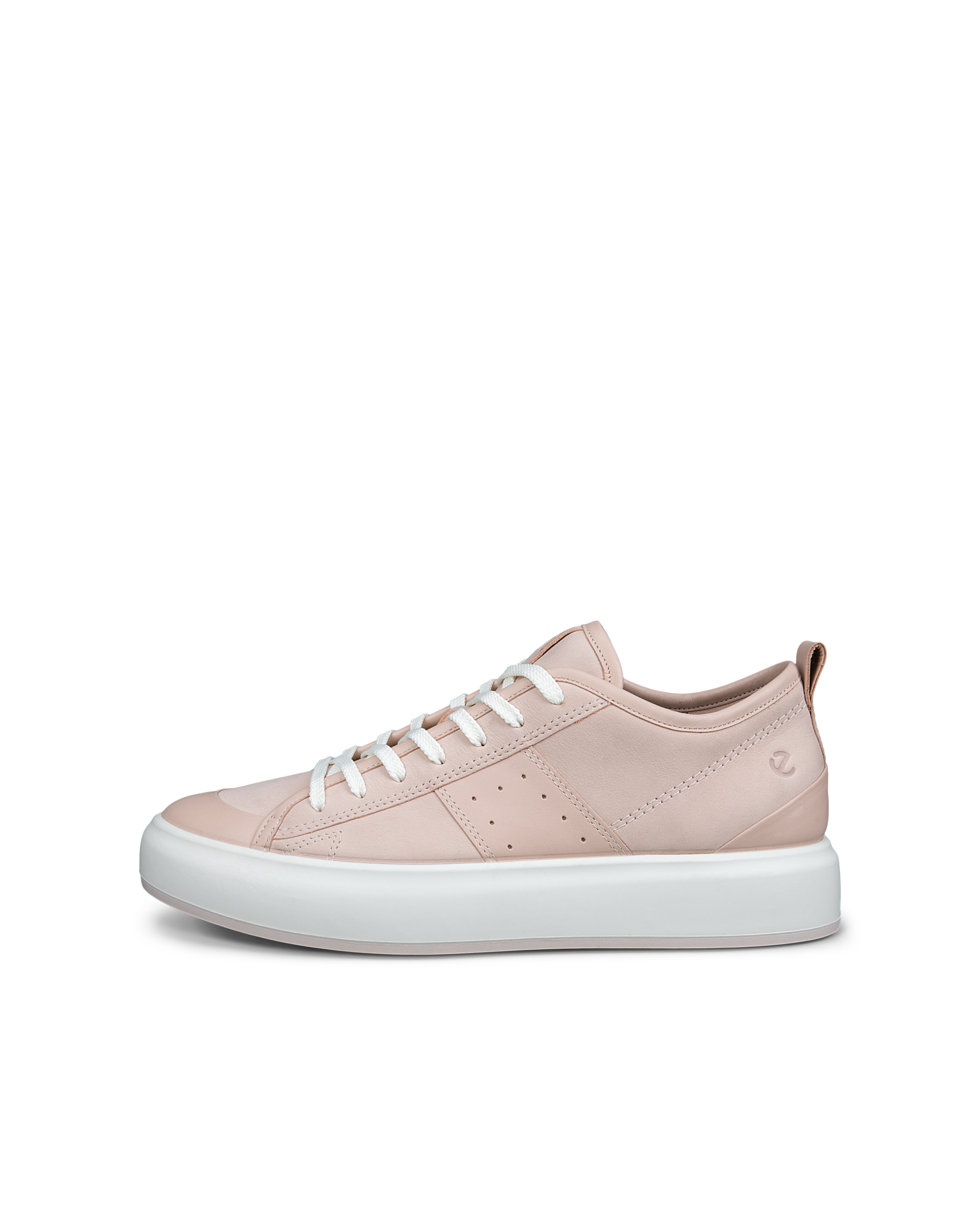 ECCO Street Ace - Women's Leather Trainer - Pink - 36