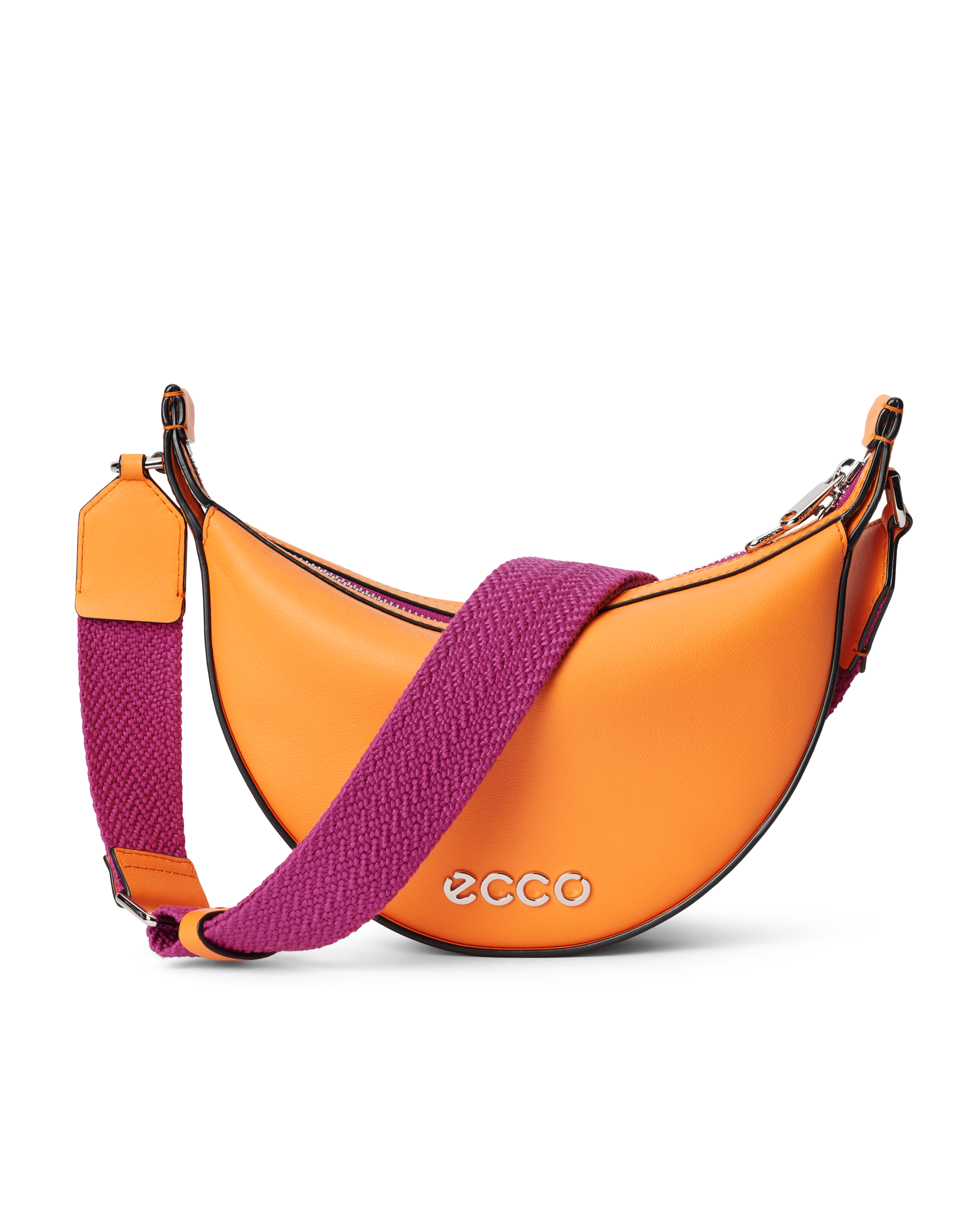 ECCO Fortune Small Soft Smooth レザークロスボディバッグ - オレンジ - Main