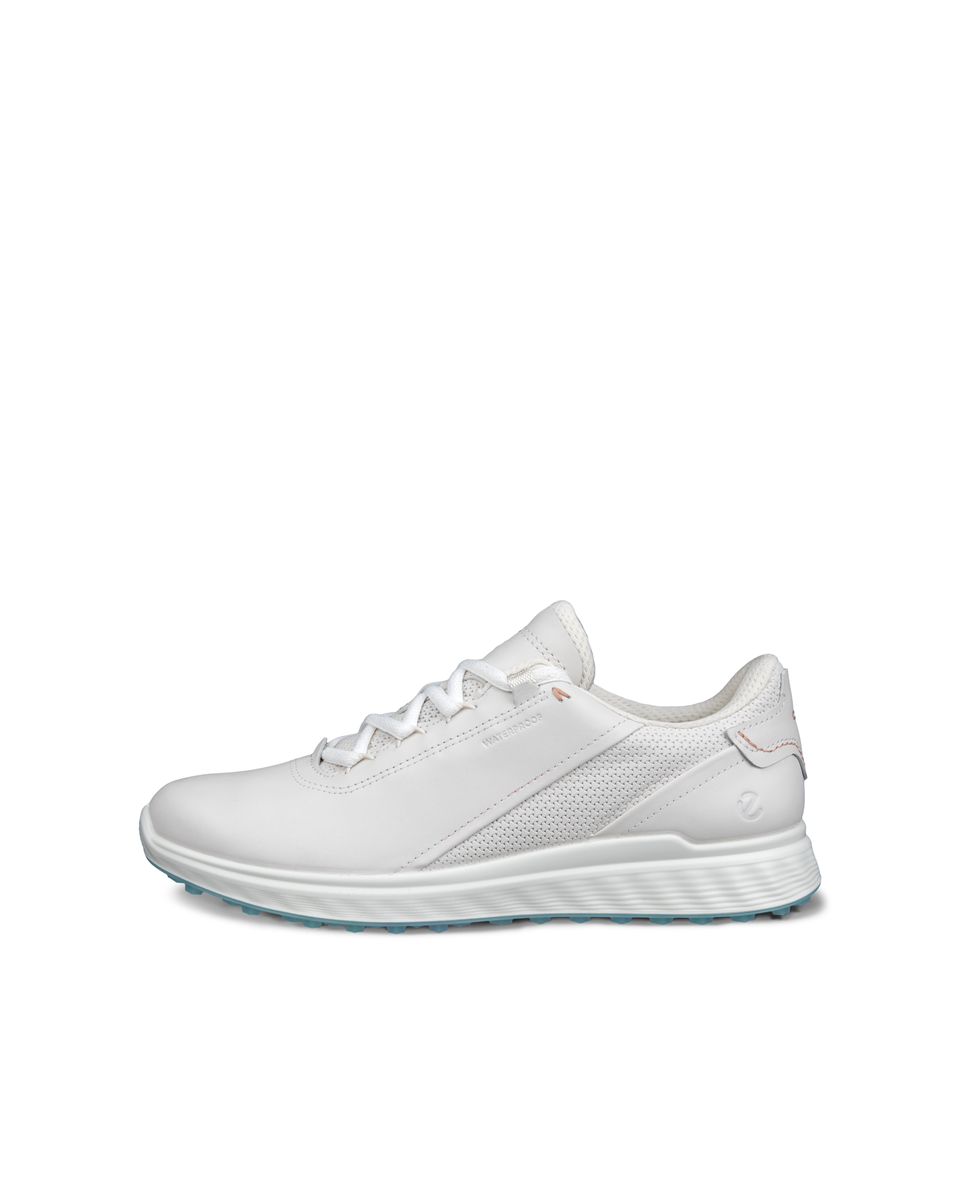 Women's ECCO® Golf S-Casual Leather Waterproof Golf Shoe | White Women's ECCO® Golf S-Casual Leather Waterproof Golf Shoe | White