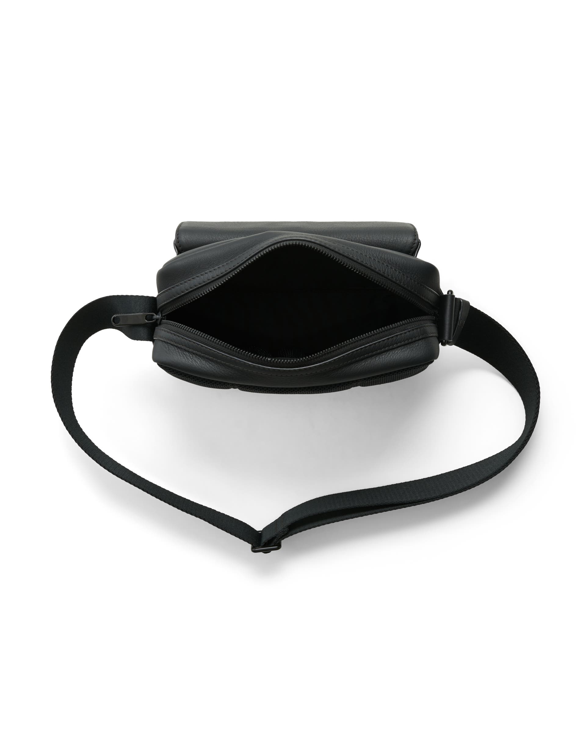 ECCO® Camera Bag Leather Camera Bag - Black - Birdeye