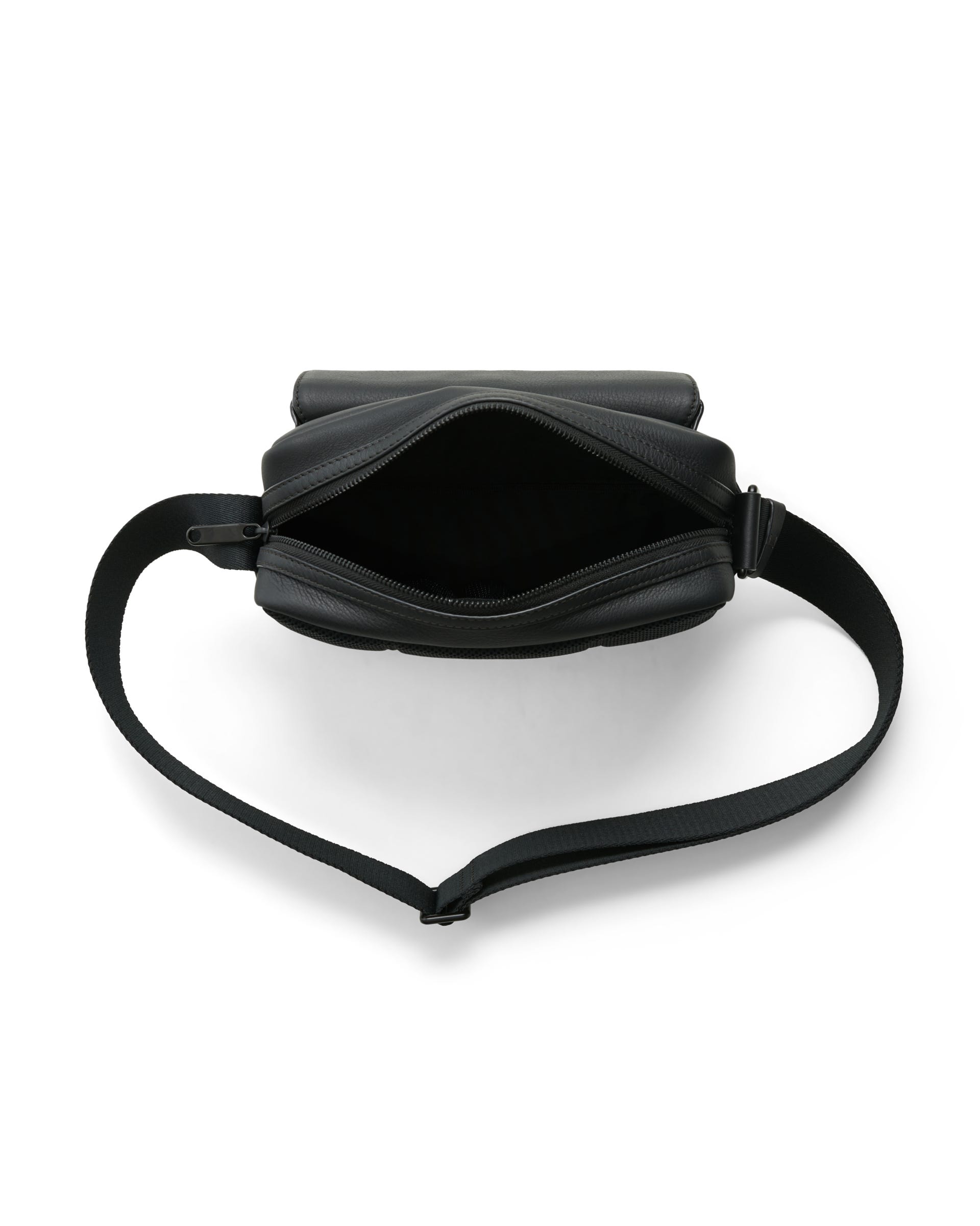 ECCO® Camera Bag Leather Camera Bag - Black - Birdeye