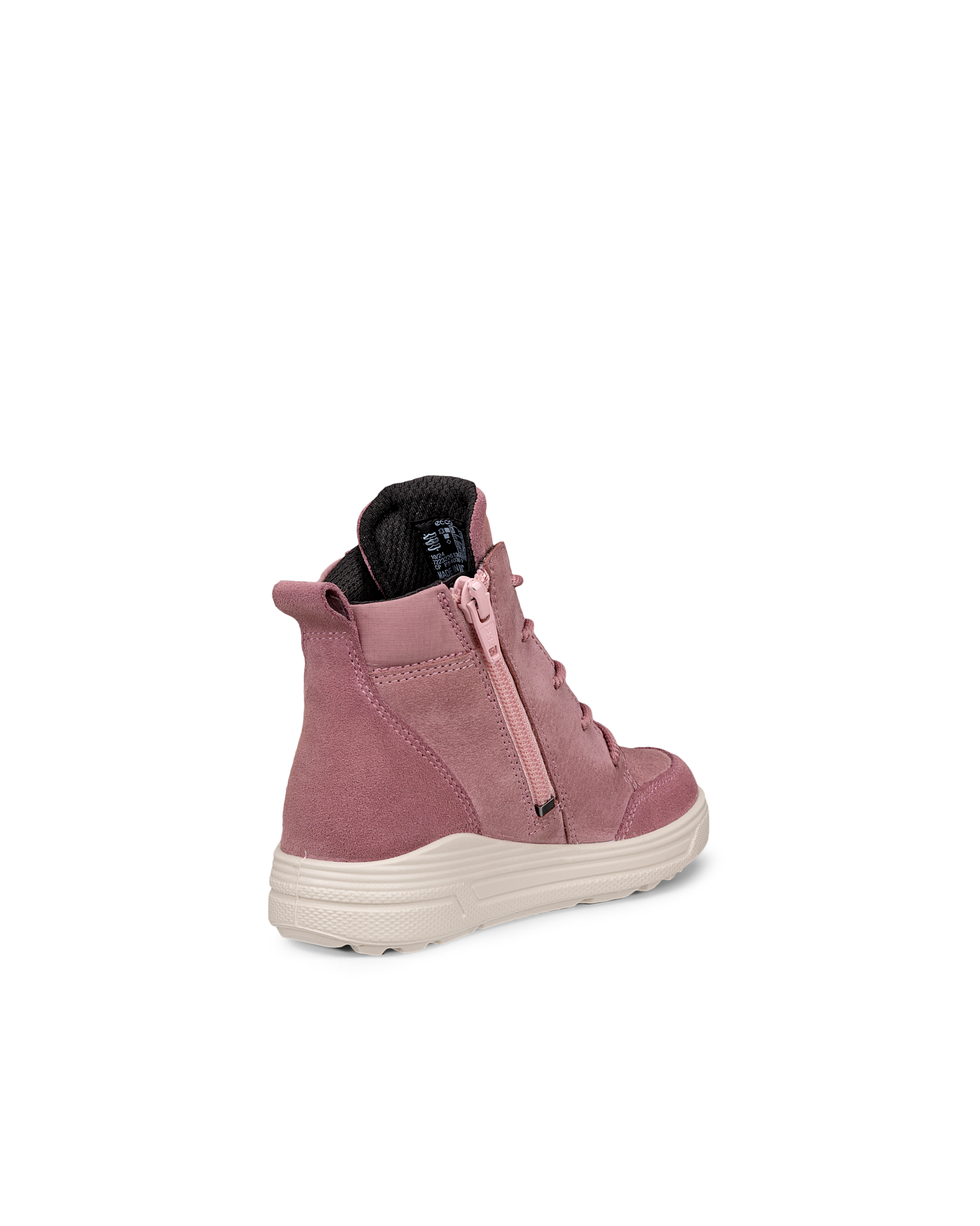 ECCO® URBAN SNOWBOARDER Kinder Winterstiefel aus Nubukleder mit Gore-Tex - Rosa - Back