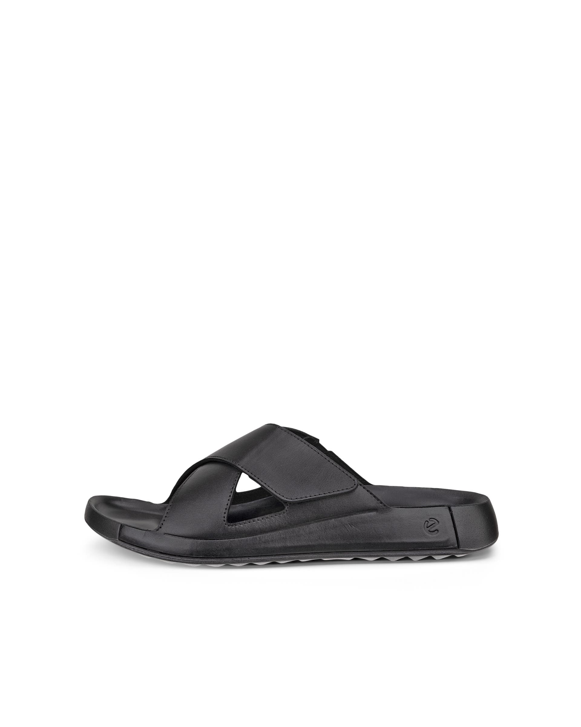 ECCO® Cozmo Herren Lederpantolette - Schwarz - Outside