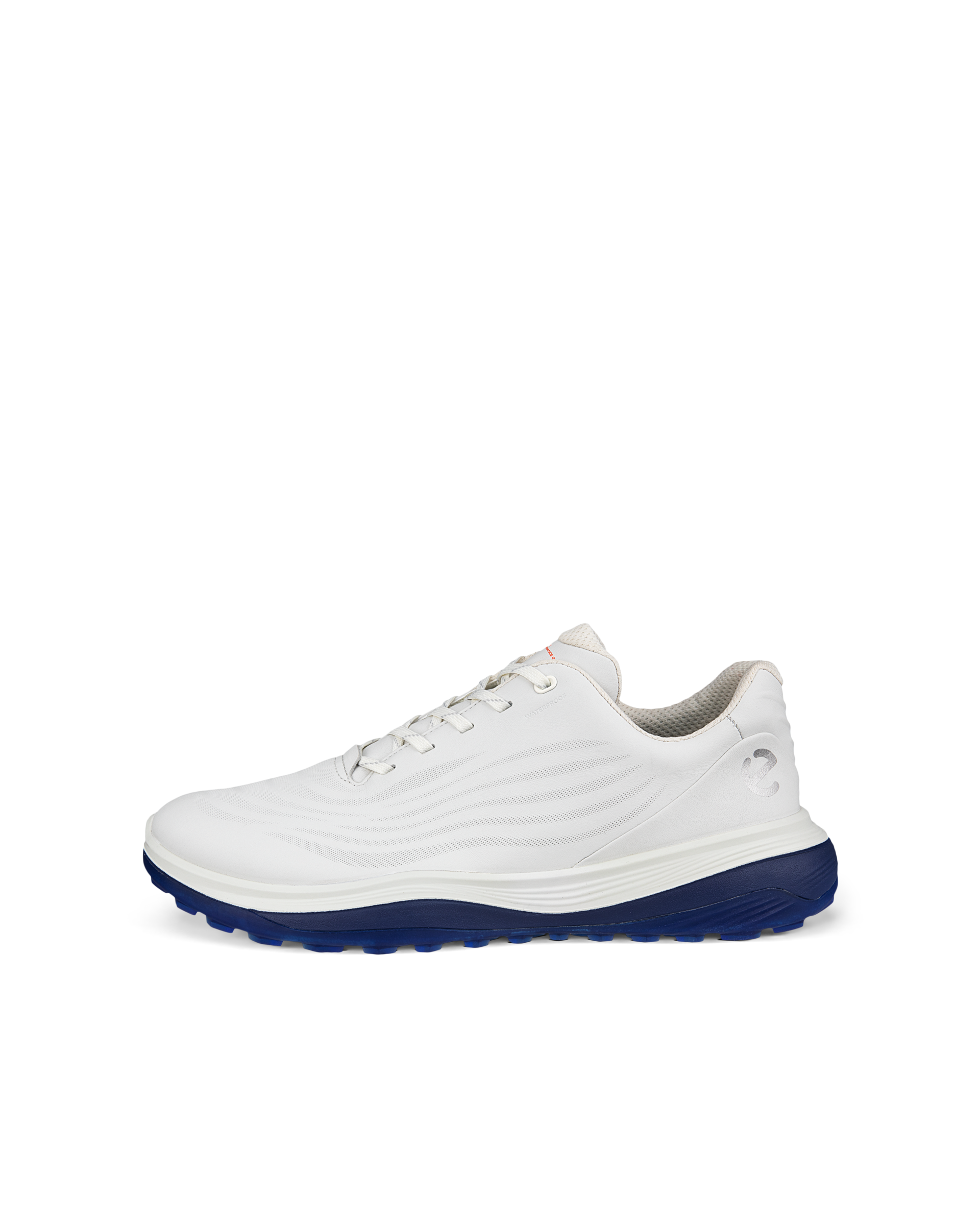 Men's ECCO® Golf LT1 Leather Waterproof Golf Shoe | White Men's ECCO® Golf LT1 Leather Waterproof Golf Shoe | White