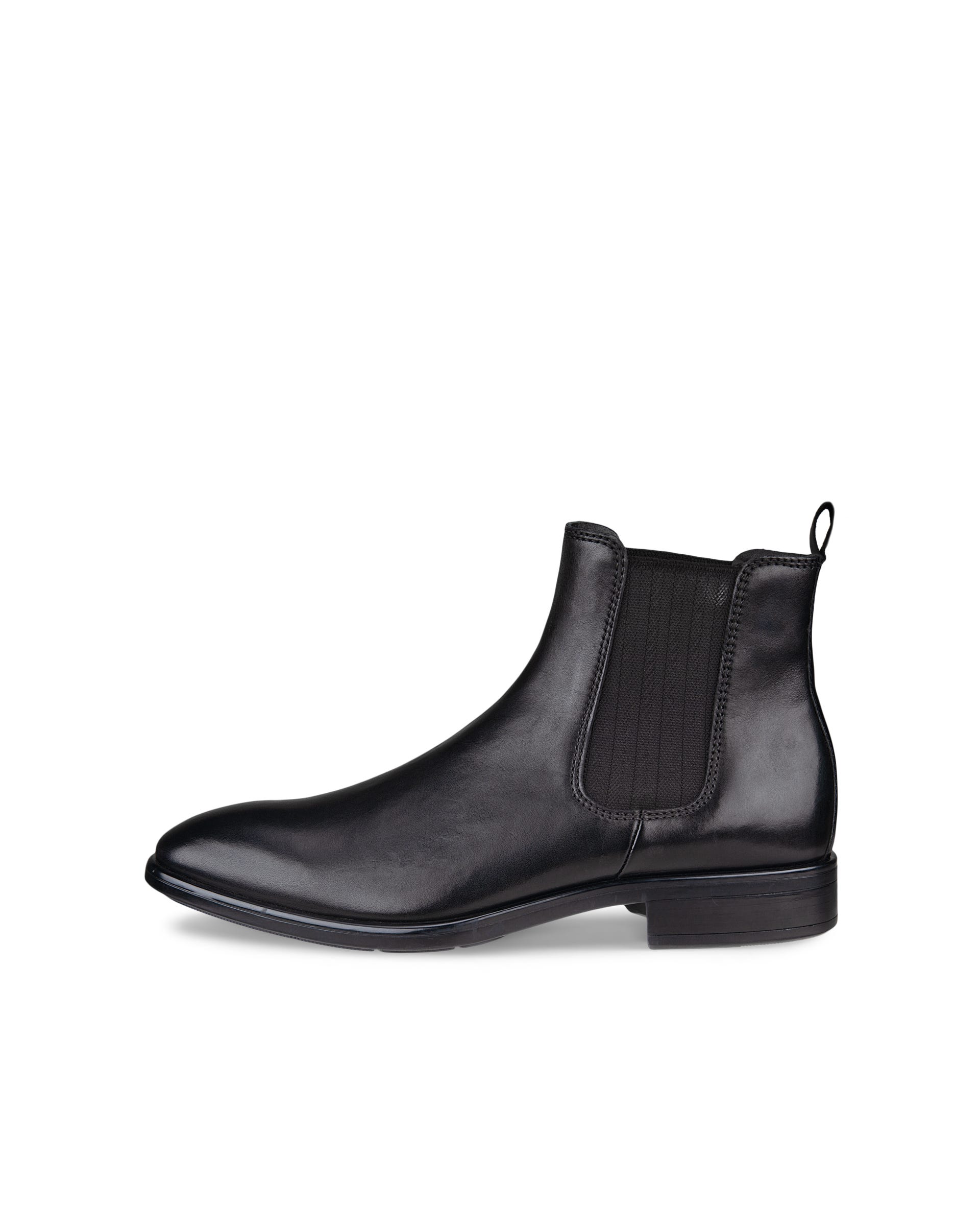 ECCO Men Citytray Tall Chelsea Boots - Black - Outside