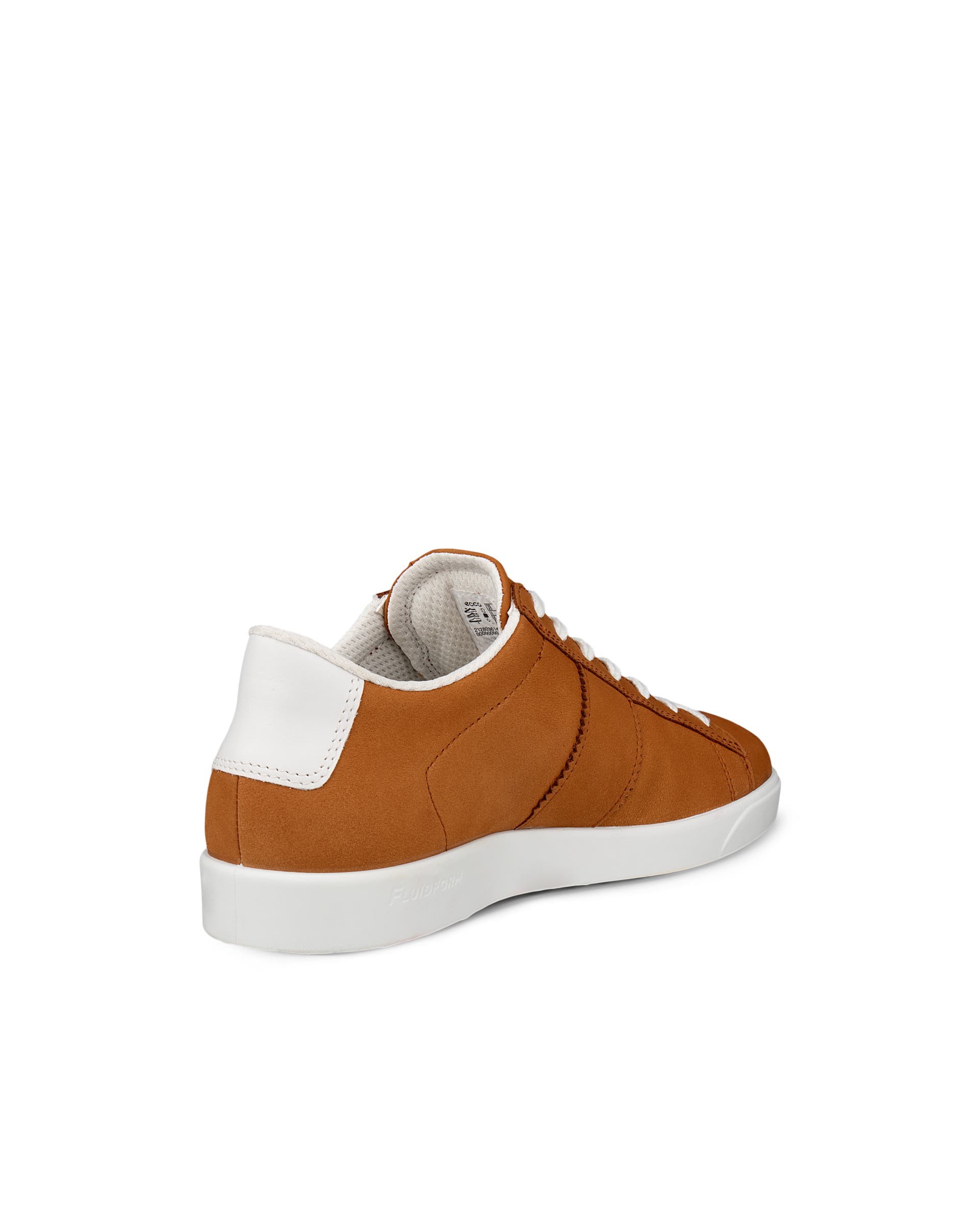 Women's ECCO® Street Lite Nubuck Sneaker - Brown - Back