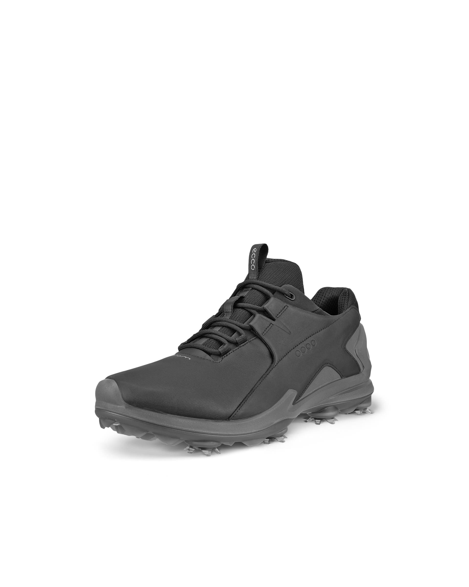 Miesten ECCO® Golf Biom Tour vedenkestävä nahkainen golfkengät - Musta - Main