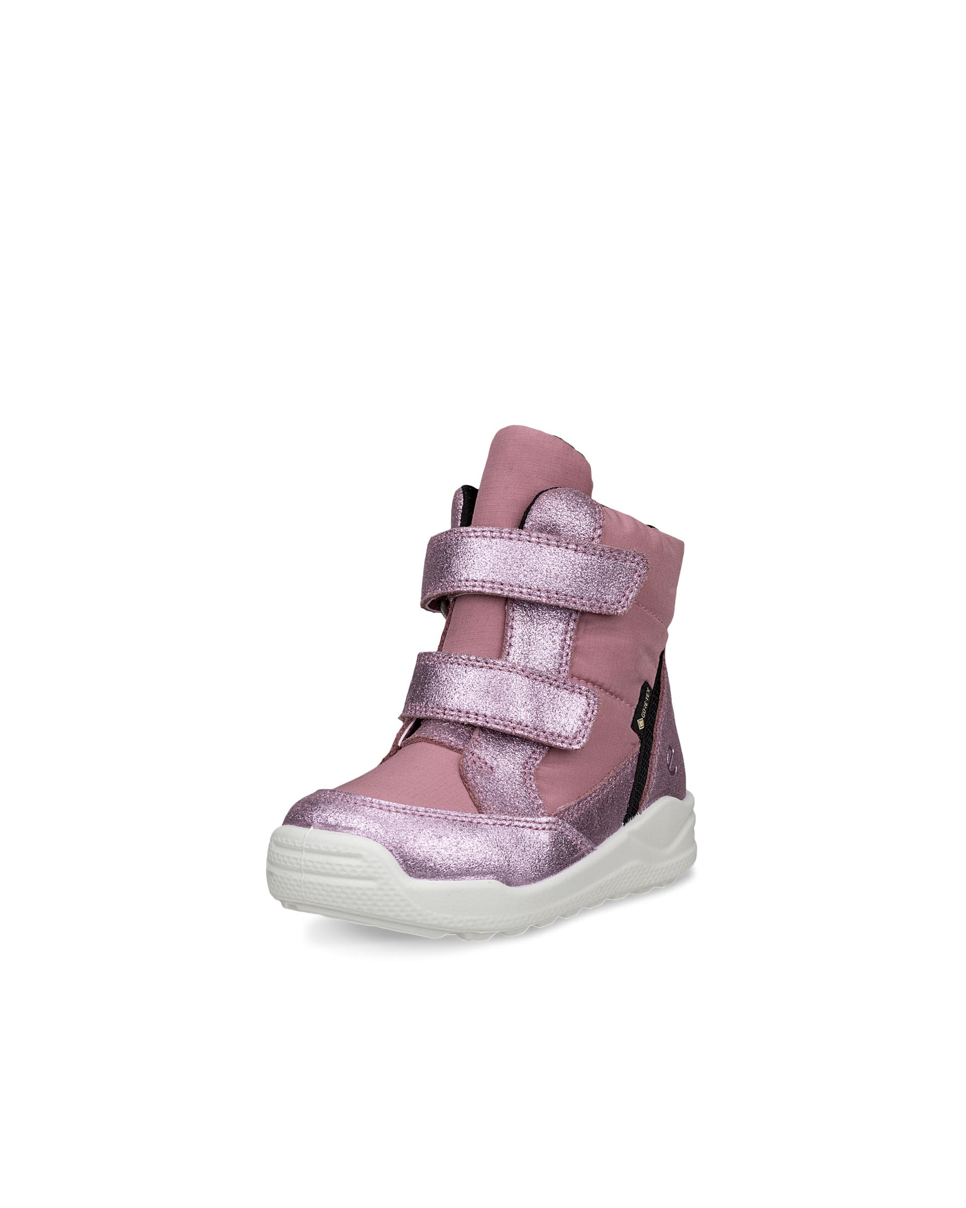 Kids' ECCO® URBAN MINI Suede Gore-Tex Mid-Cut Boot - Pink - Main