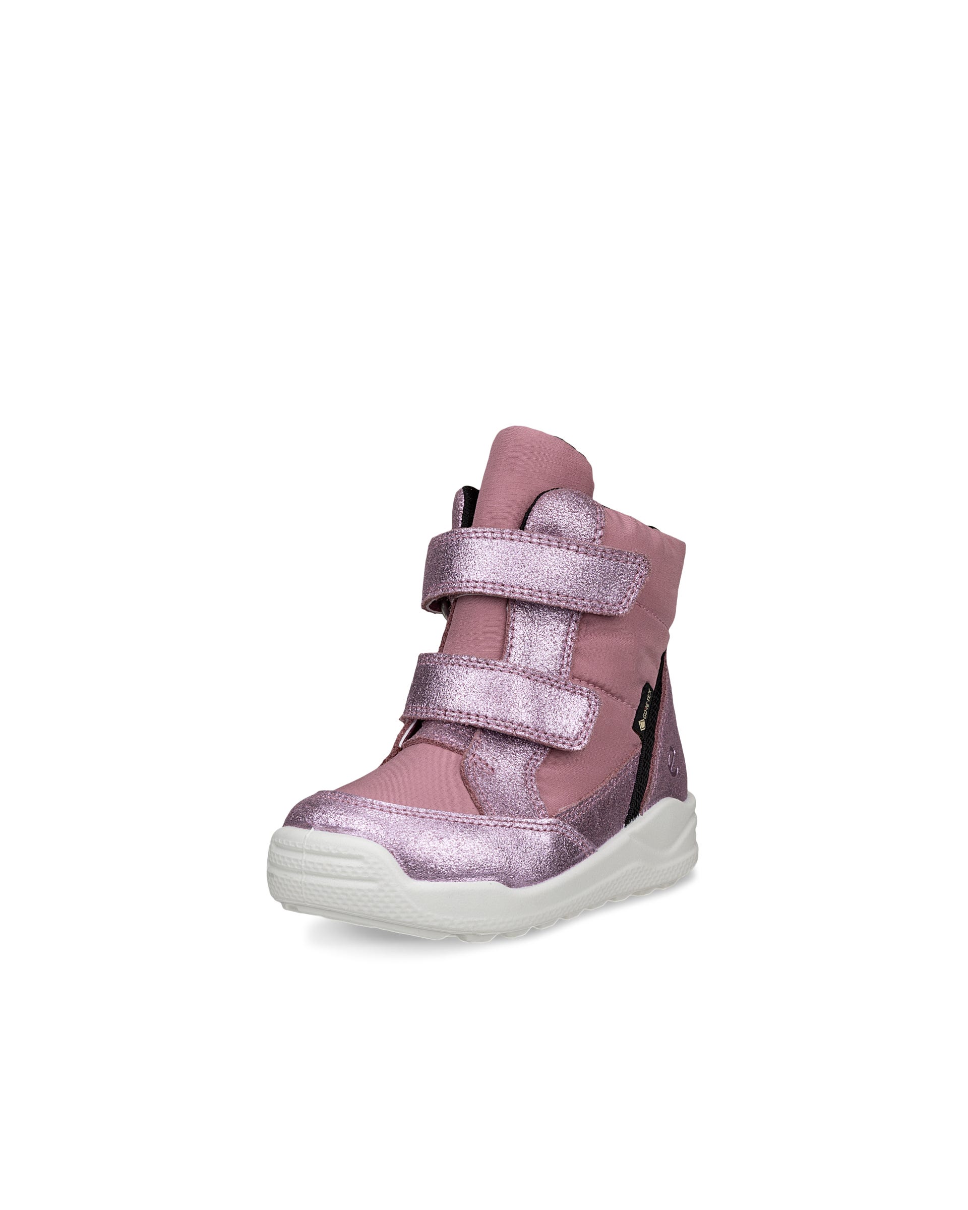 Kids' ECCO® URBAN MINI Suede Gore-Tex Mid-Cut Boot - Pink - Main