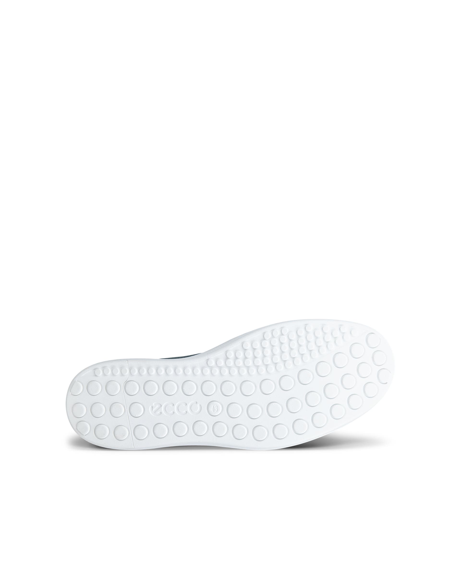 Men's ECCO® Soft 60 Nubuck Slip-On - Blue - Sole