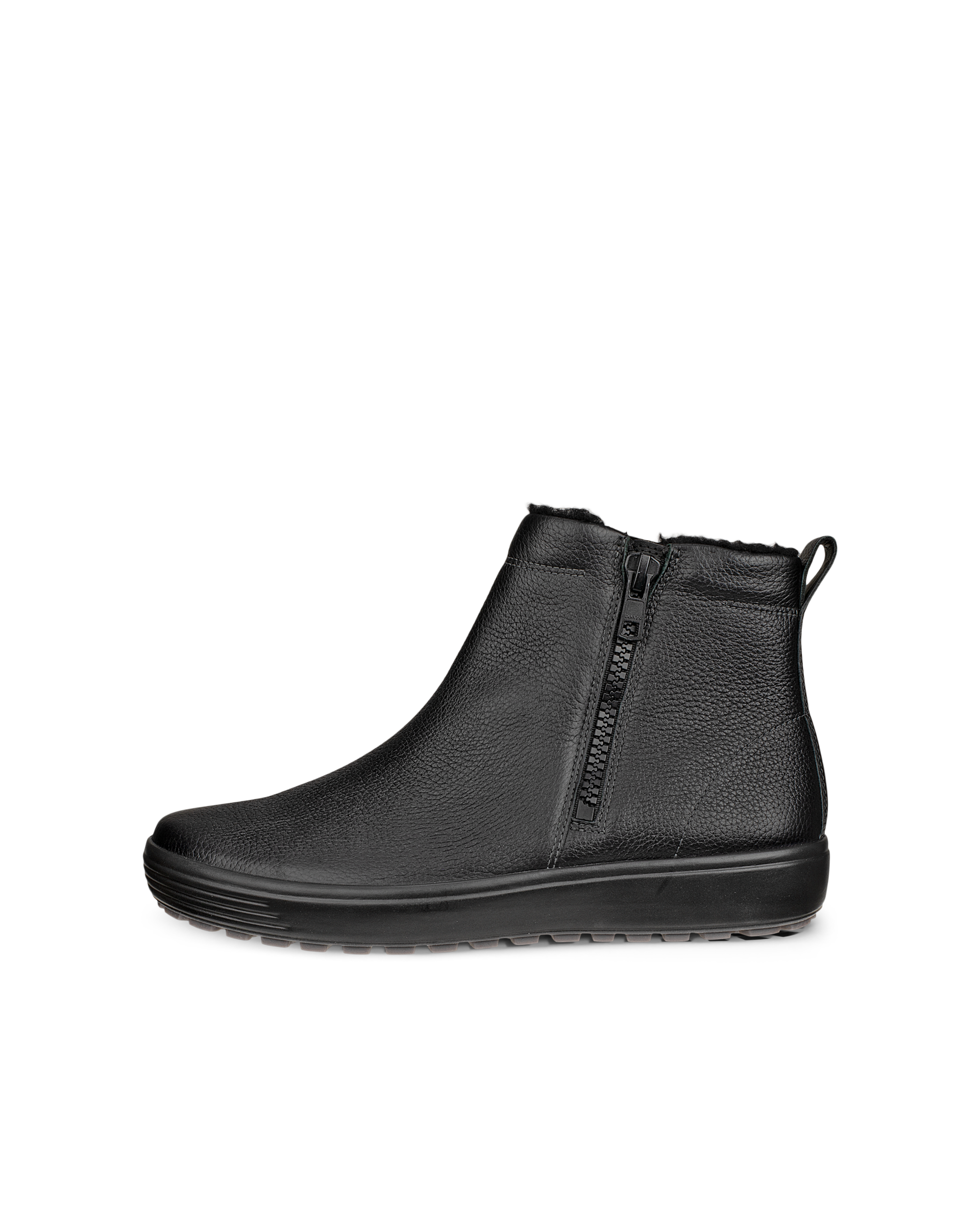 ECCO SOFT 7 TRED - Men's Leather Ankle Boot - Black - 8-8.5