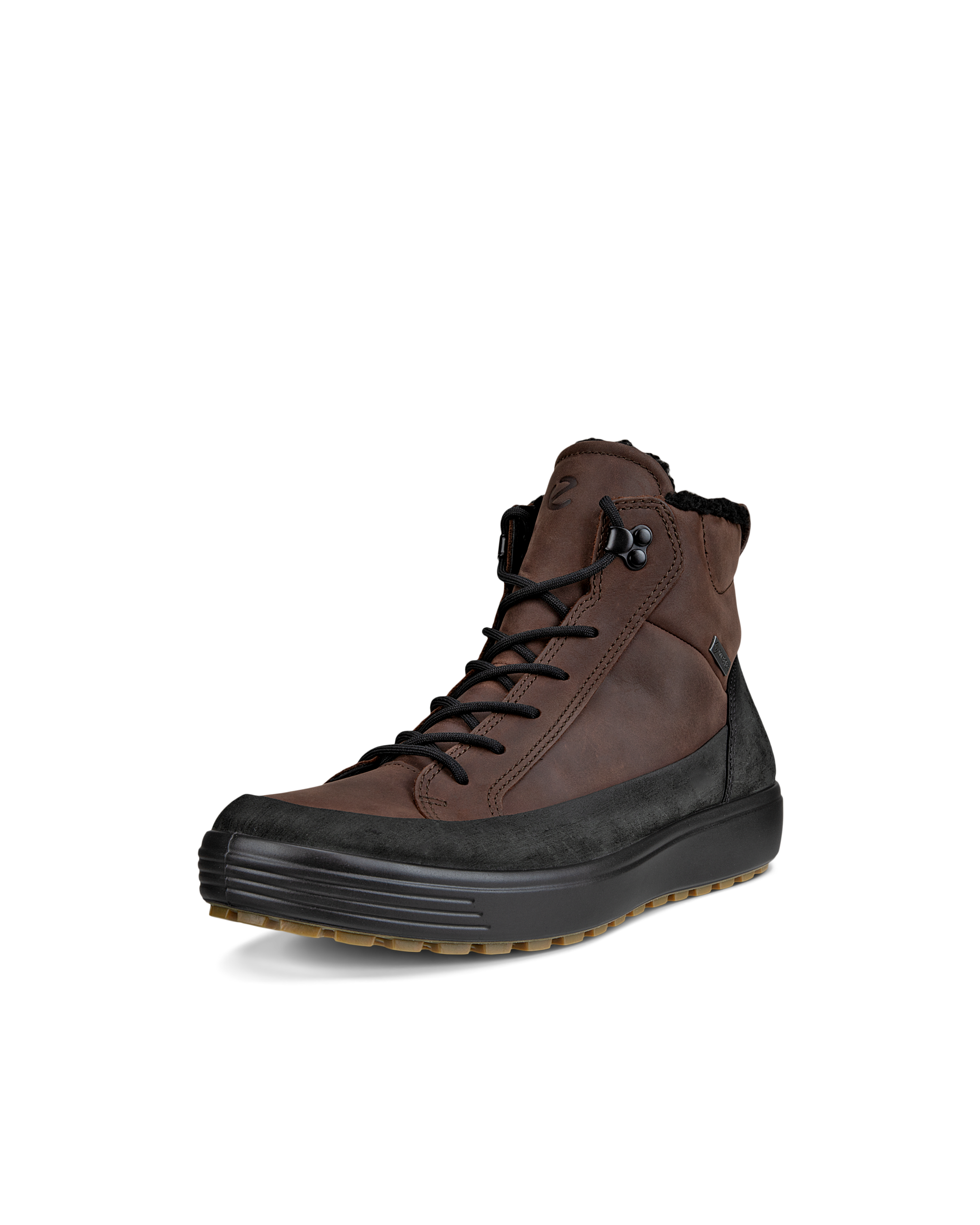 Men's ECCO® Soft 7 Tred Nubuck Gore-Tex High-Top Boot | Brown