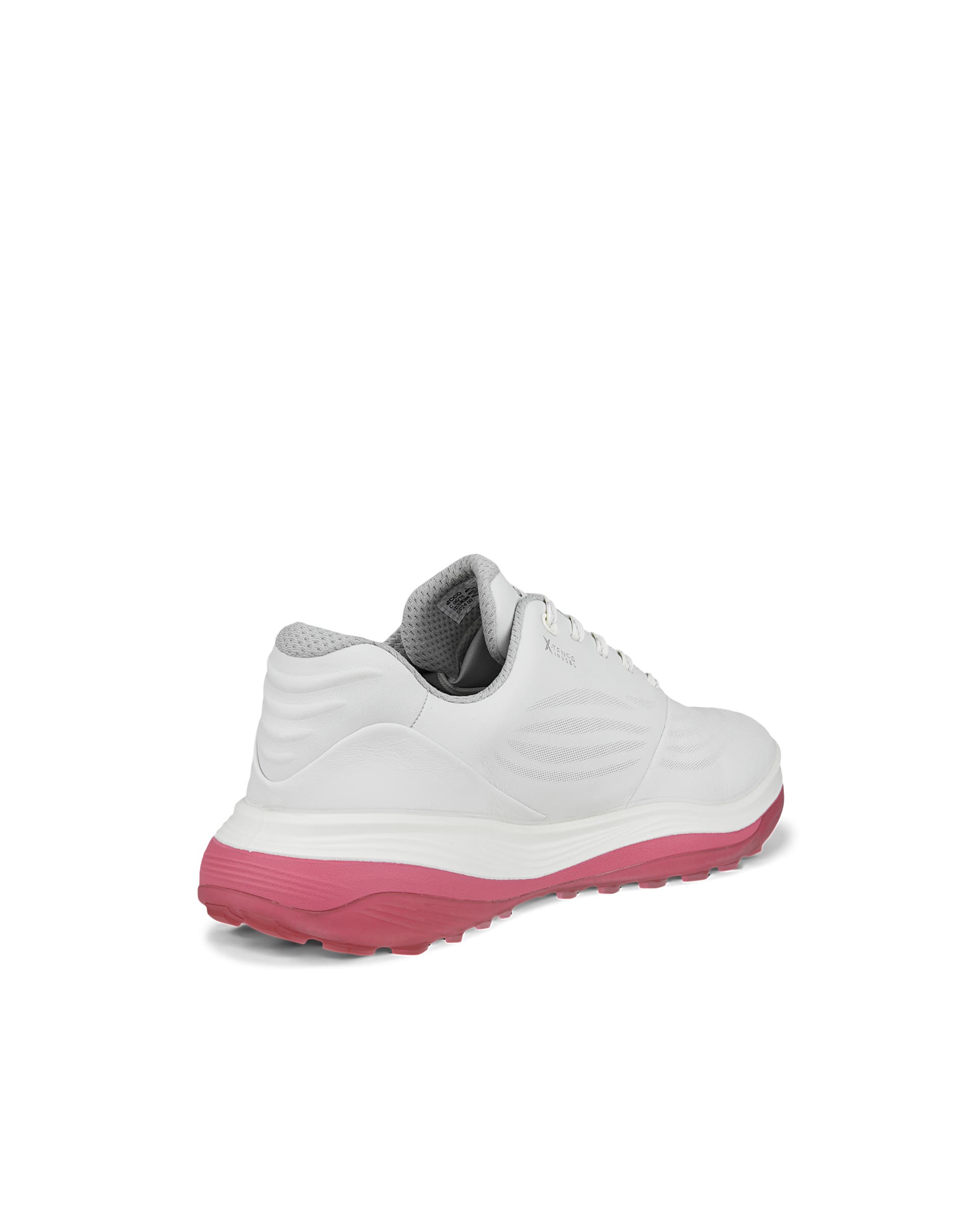 Sapatos golfe impermeáveis couro mulher ECCO® Golf LT1 - Branco - Back