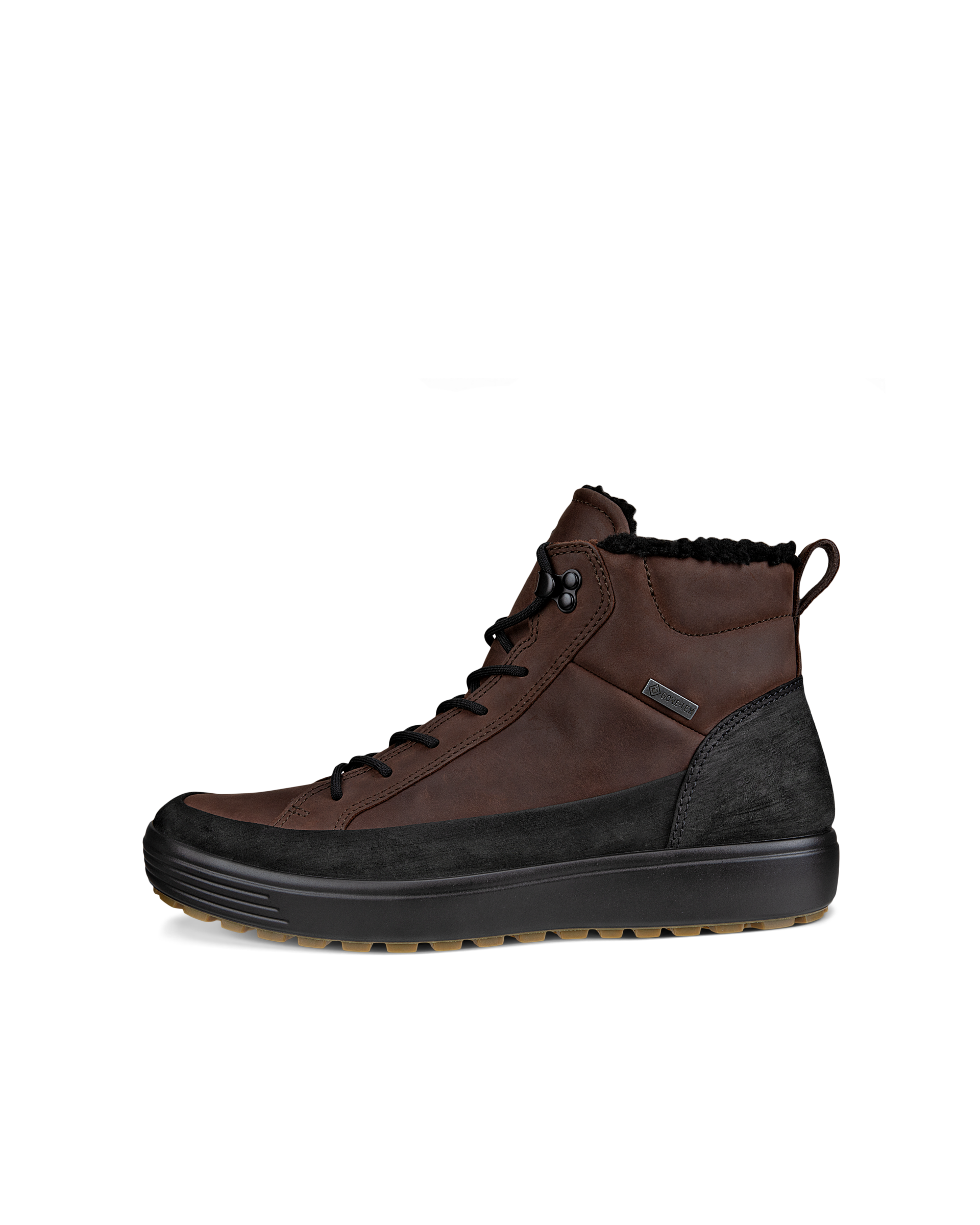 ECCO® Soft 7 Tred Herren Halbhoher Stiefel aus Leder mit Gore-Tex - Braun - Outside