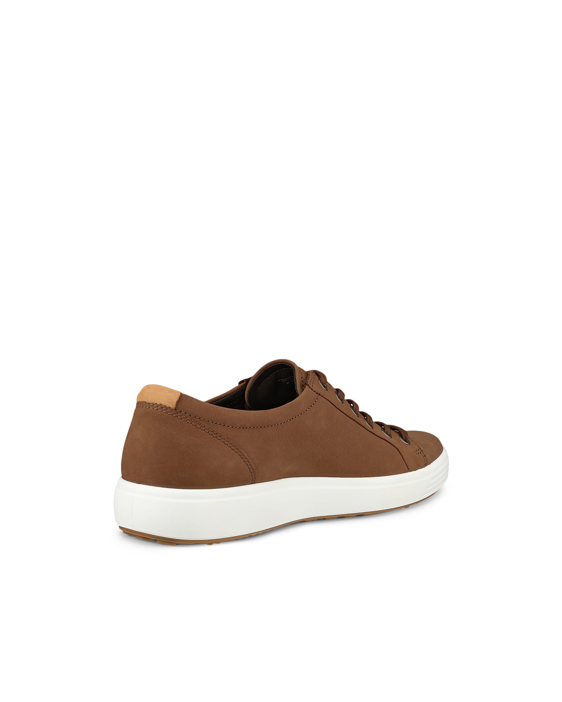 ECCO® Soft 7 Herren Sneaker aus Nubukleder - Braun - Back