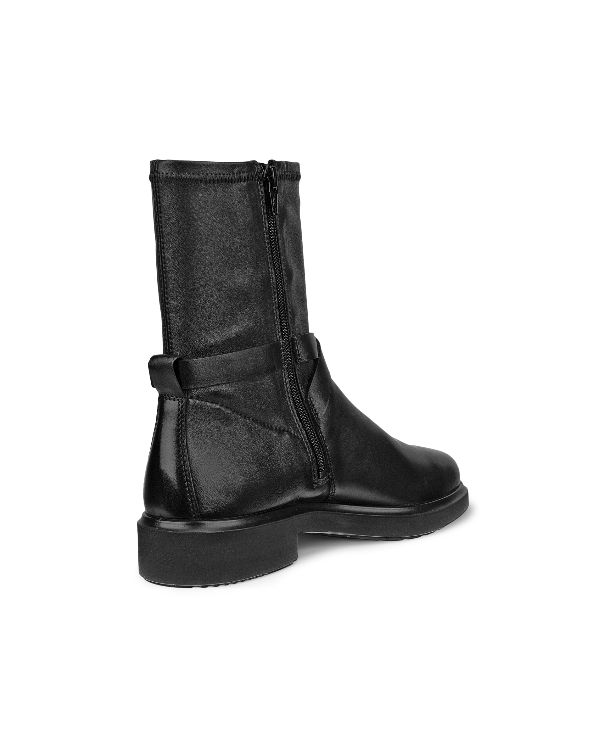 Women's ECCO® Metropole Amsterdam Leather Mid-Cut Boot | Black