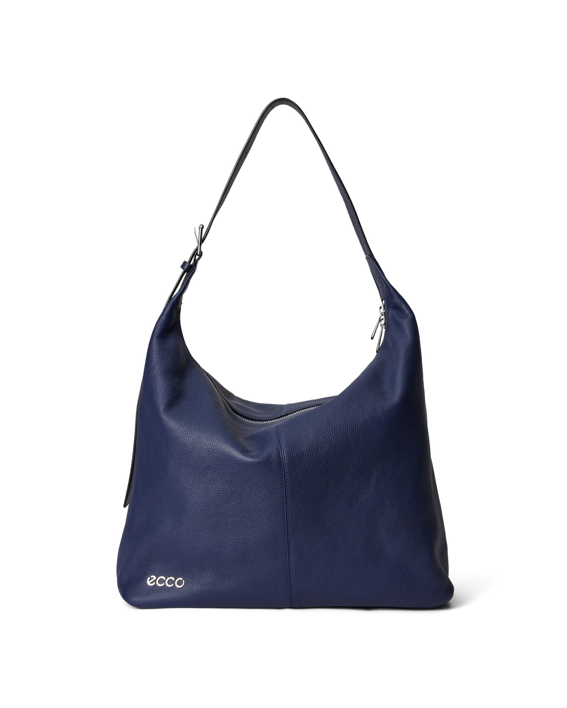 【極美品】ecco ウエストバッグ ボディーバッグ レザー シボ革 ブラック ECCO Textureblock レザーウエストバッグ | ブラック