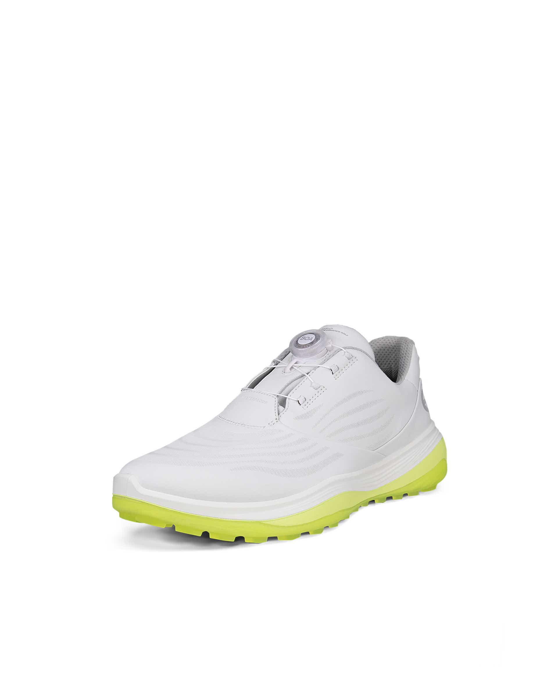 ECCO GOLF LT1 BOA Men メンズ レザーウォータープルーフゴルフシューズ - ホワイト - Main