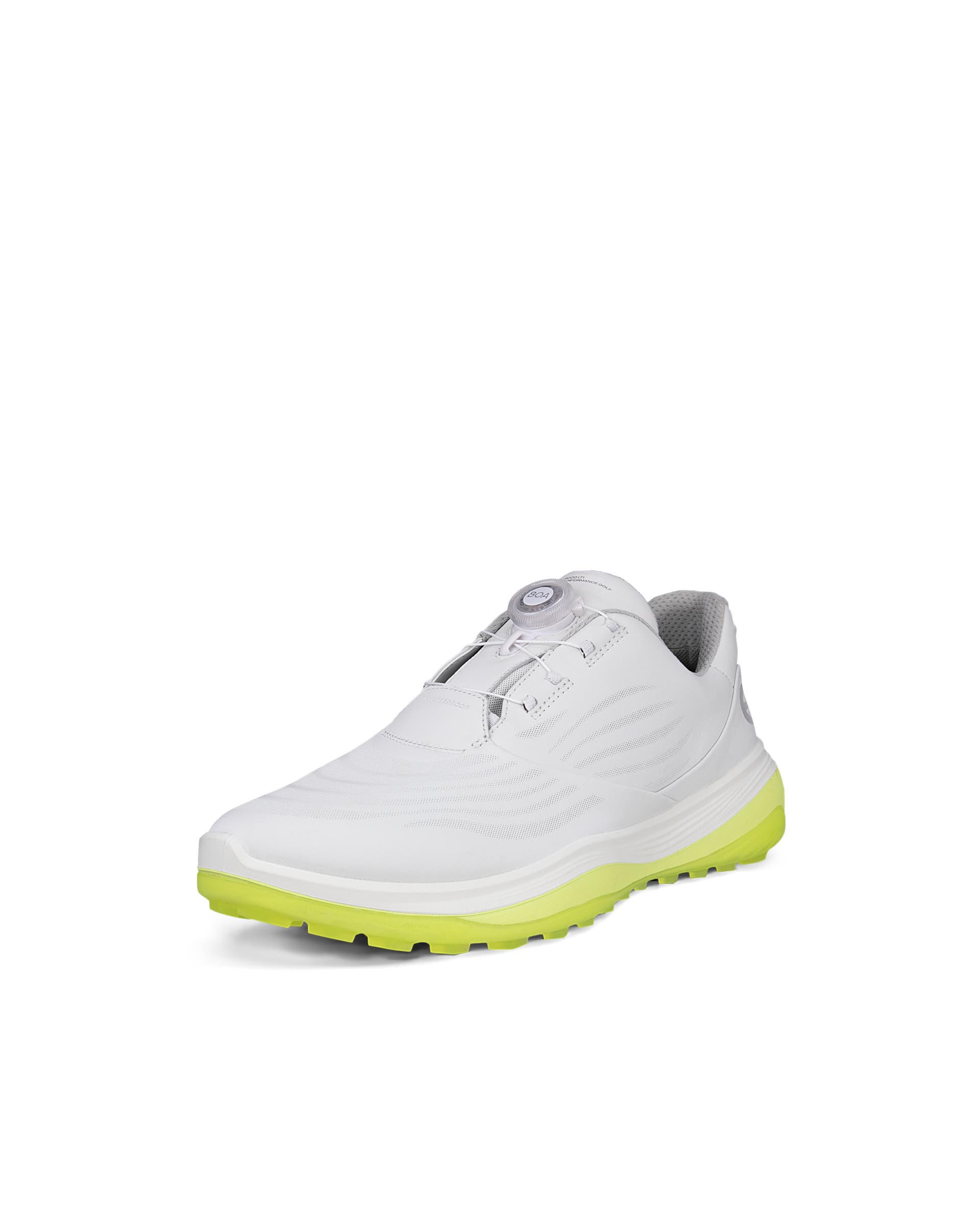 ECCO GOLF LT1 BOA Men メンズ レザーウォータープルーフゴルフシューズ - ホワイト - Main