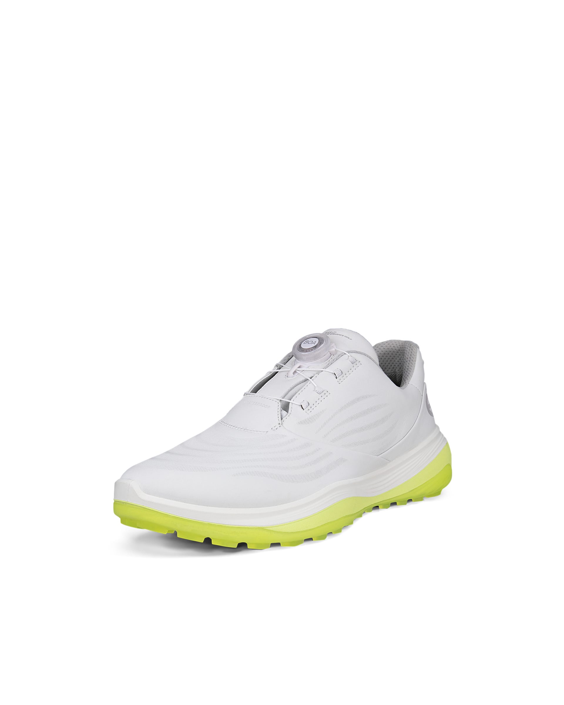 ECCO GOLF LT1 BOA Men メンズ レザーウォータープルーフゴルフシューズ - ホワイト - Main