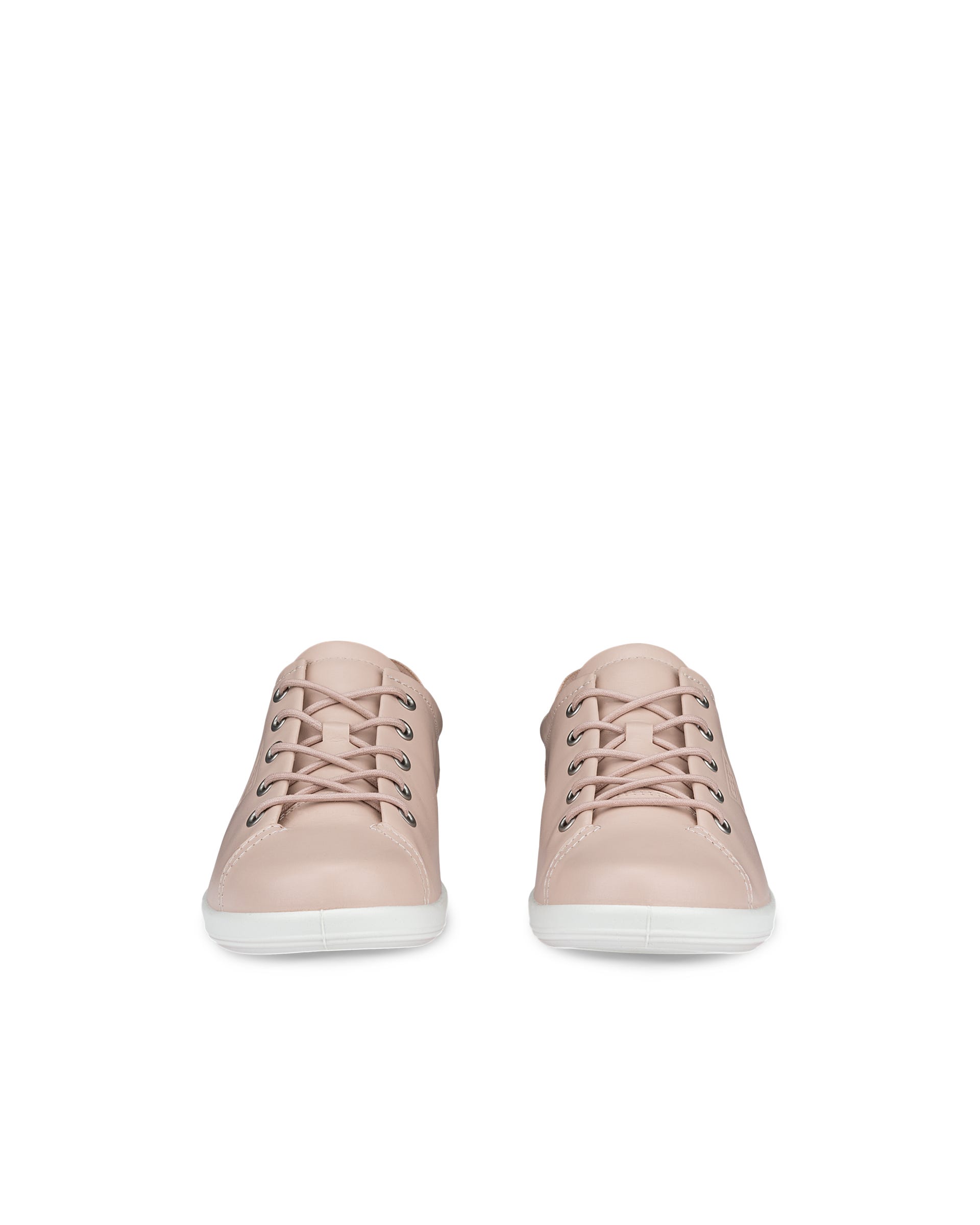 ECCO® Soft 2.0 Damen Ledersneaker - Rosa - Front pair