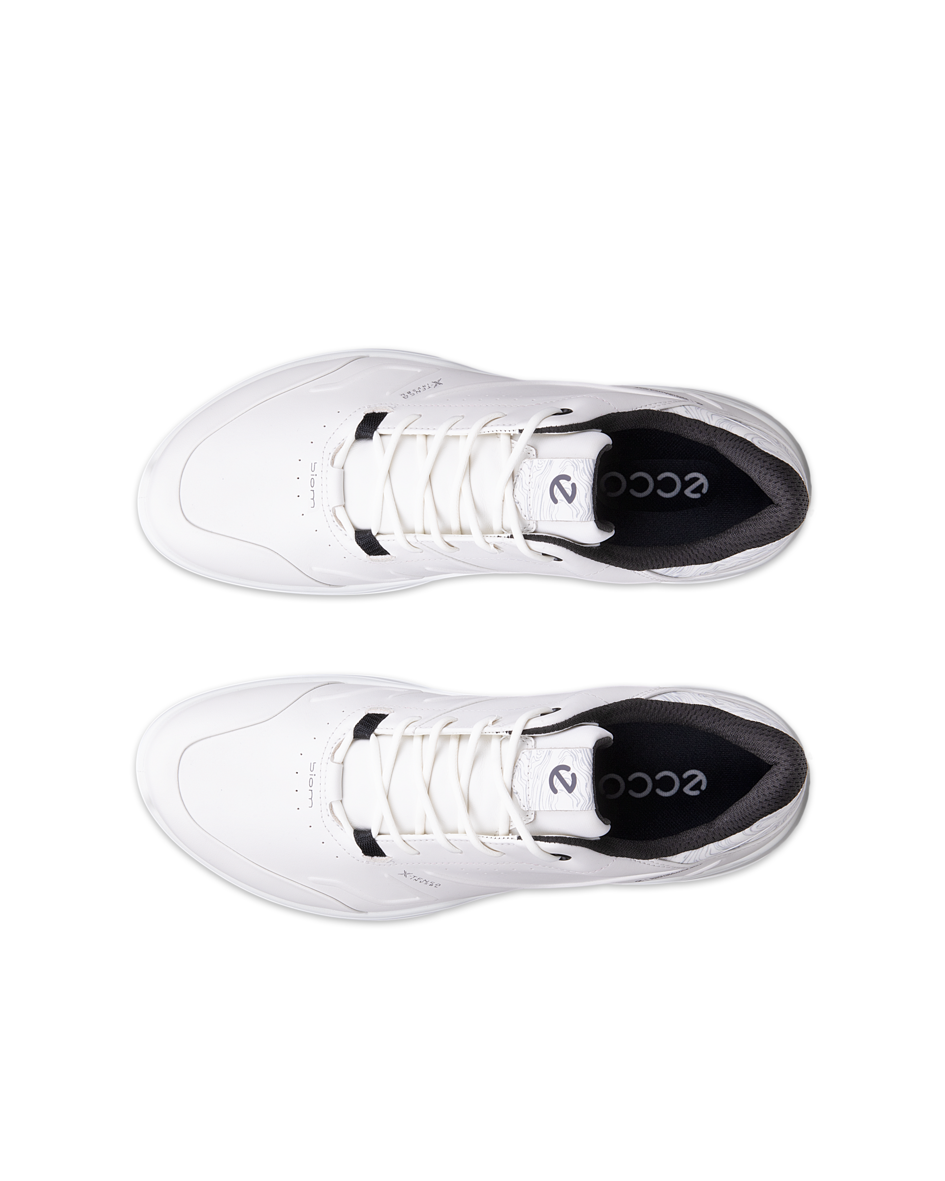 Men's ECCO® Golf Biom H6 Leather Waterproof Golf Shoe | White