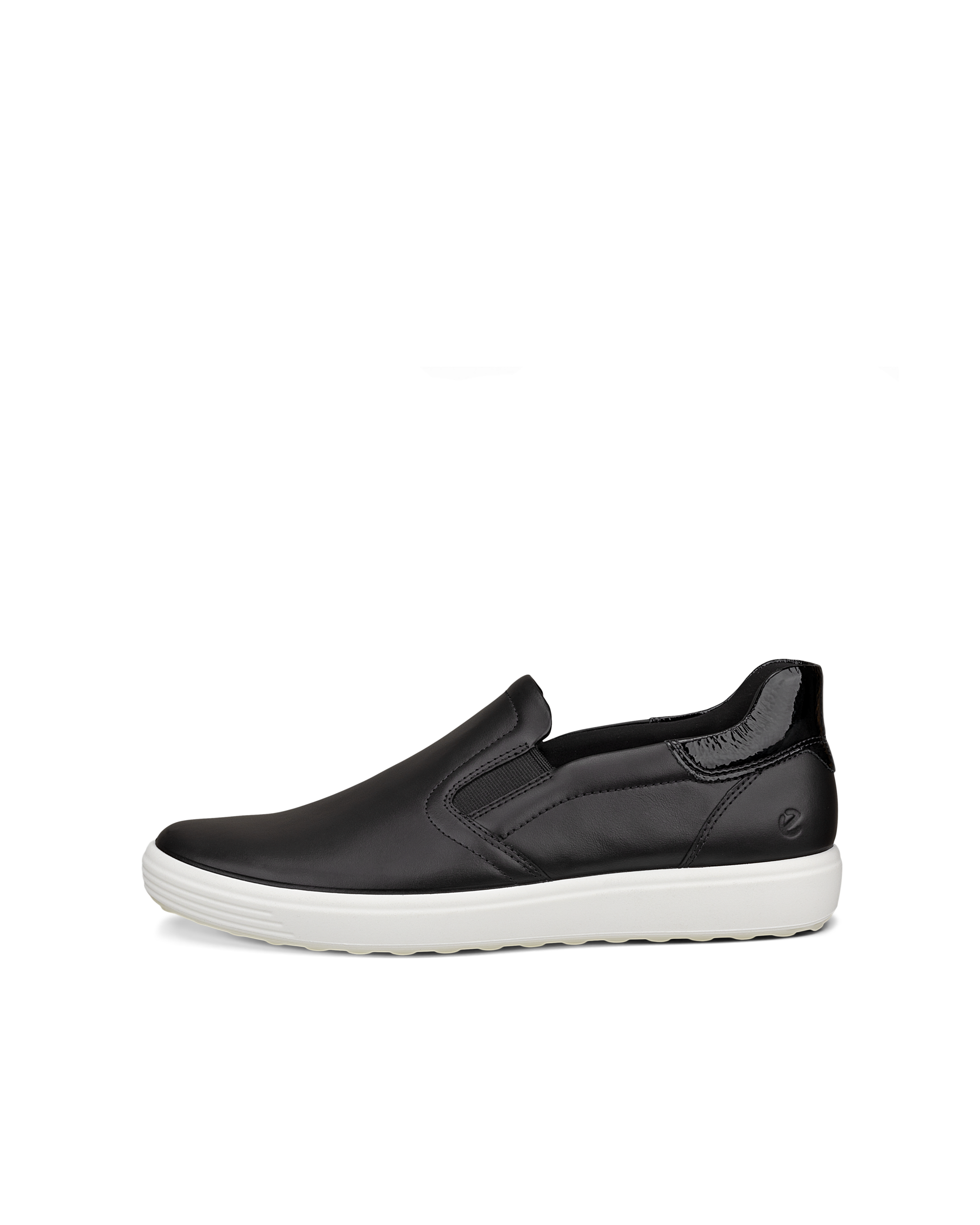 ECCO SOFT 7 - Women's Leather Trainer - Black - 41