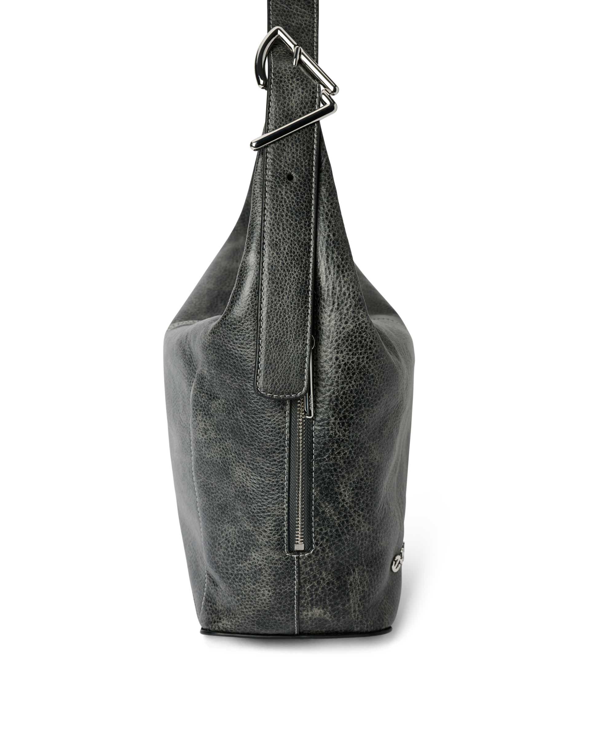 Sac en cuir ECCO® Hobo Medium porté épaule et bandoulière - Multicolore - Detail-2