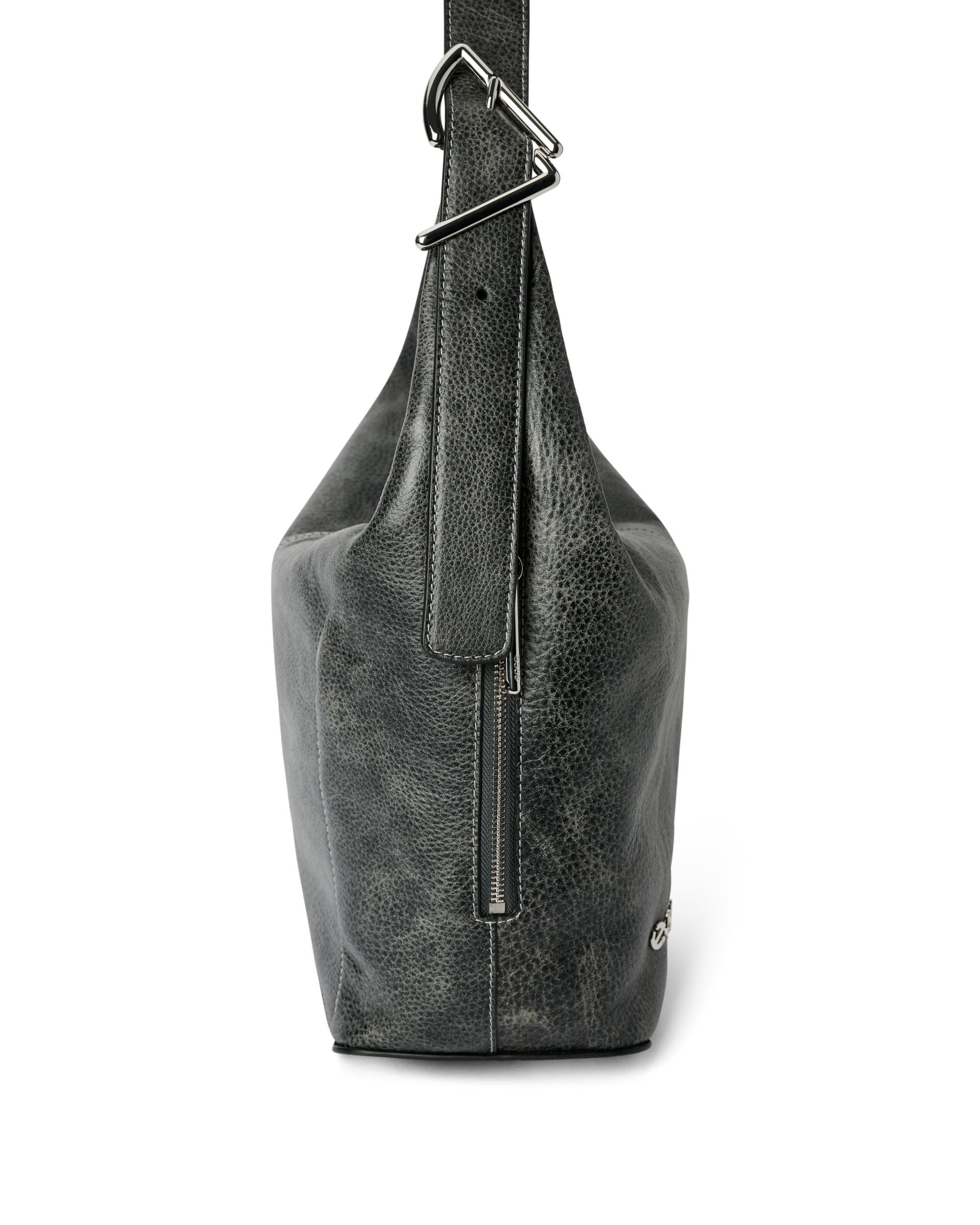 Sac en cuir ECCO® Hobo Medium porté épaule et bandoulière - Multicolore - Detail-2