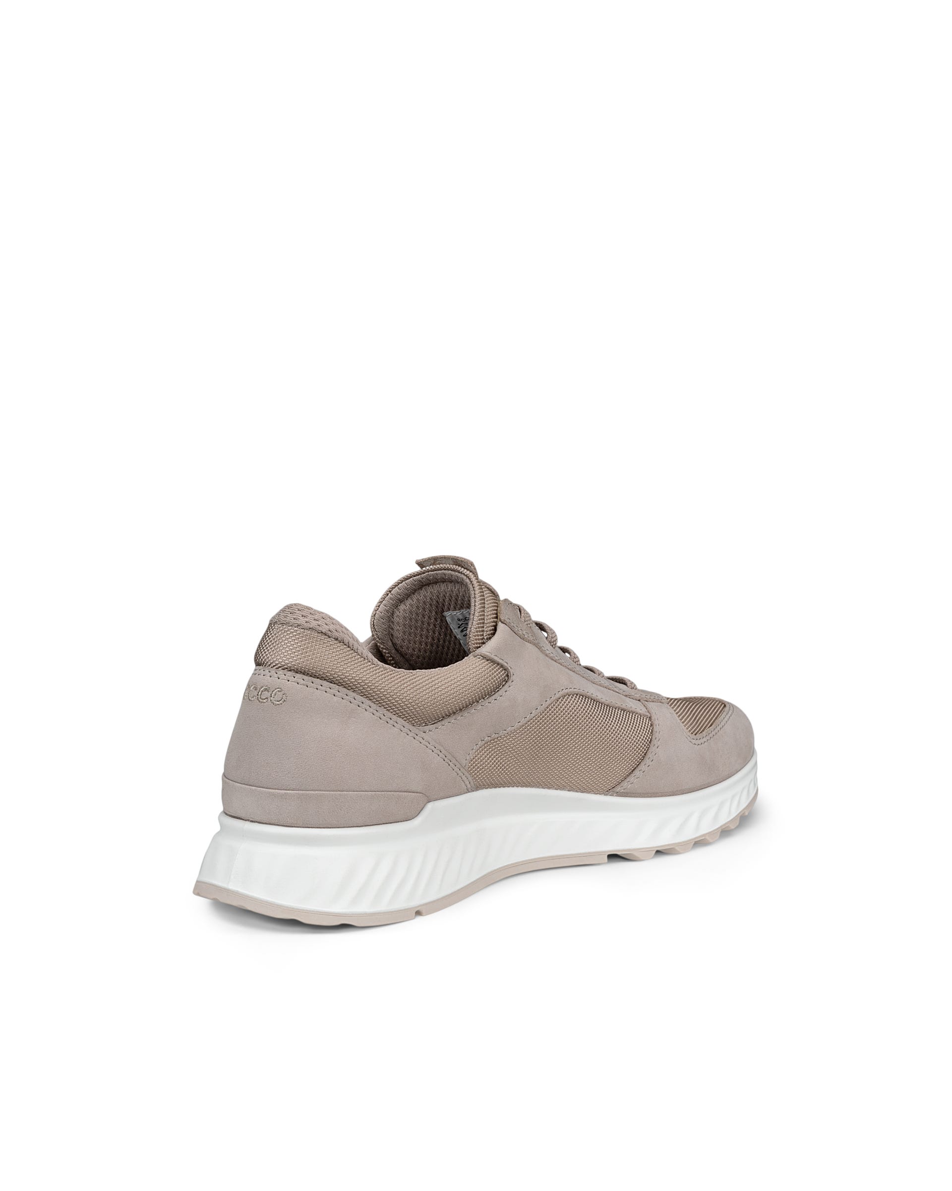 Women's ECCO® Exostride Textile Outdoor Trainer - Grey - Back