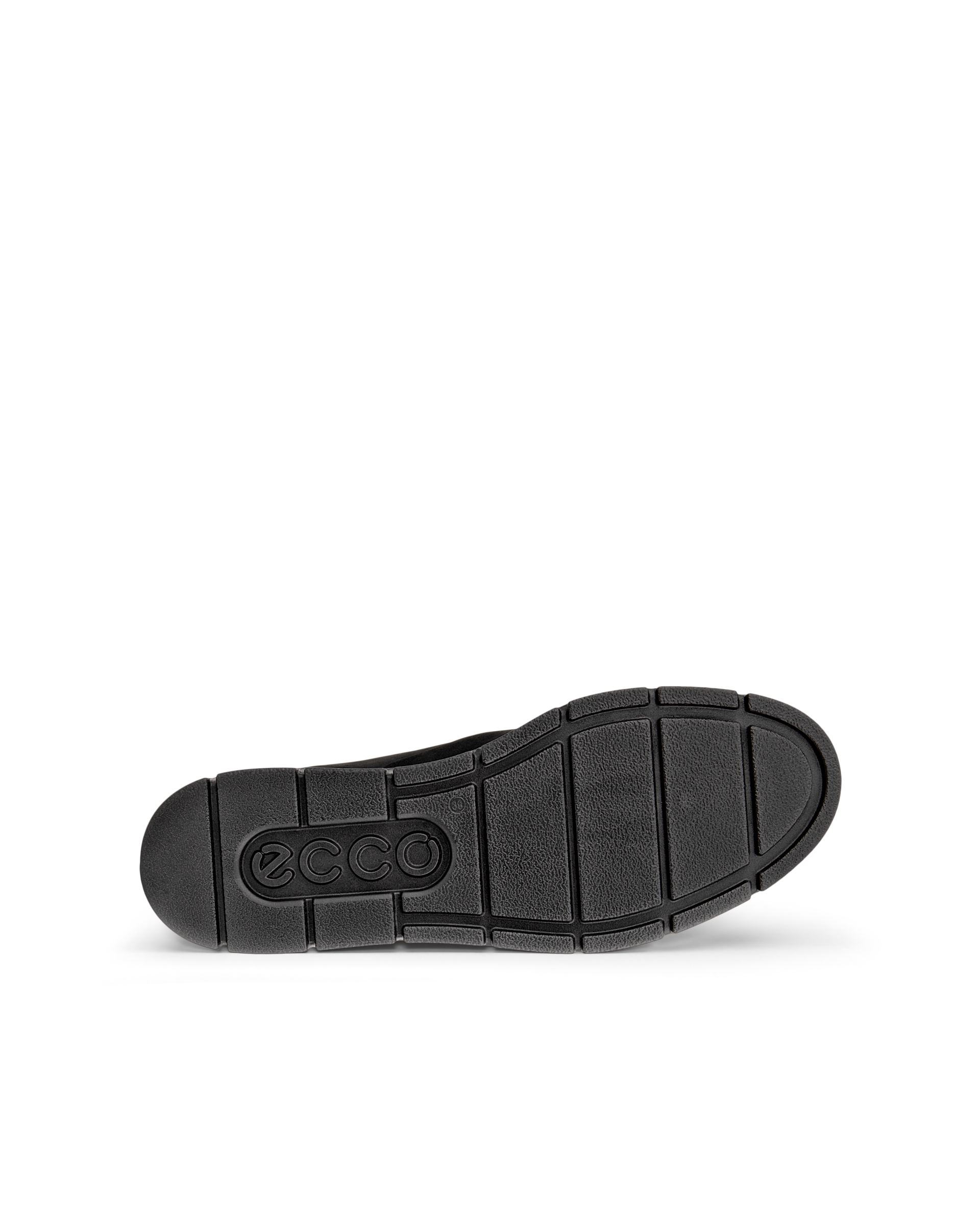 Women's ECCO® Bella Nubuck Lace-Up Shoe - Black - Sole