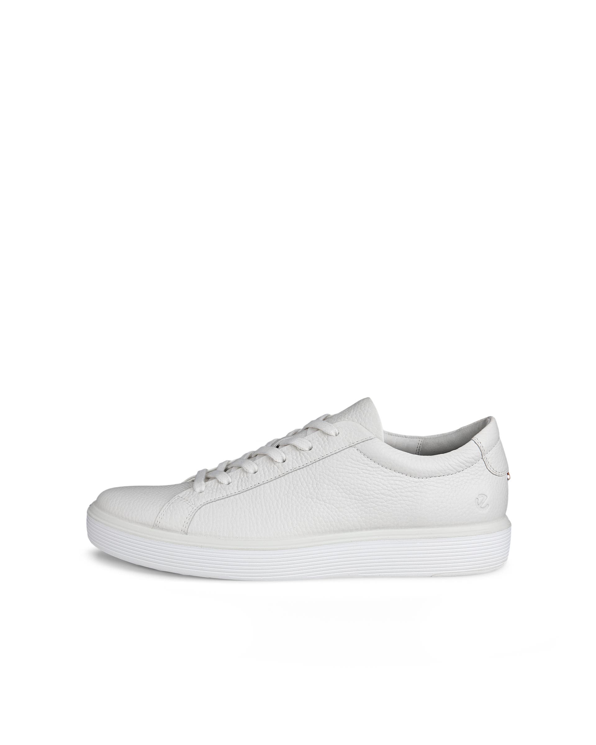 ECCO® Soft 60 Skinnsneaker herr - Vit - Outside