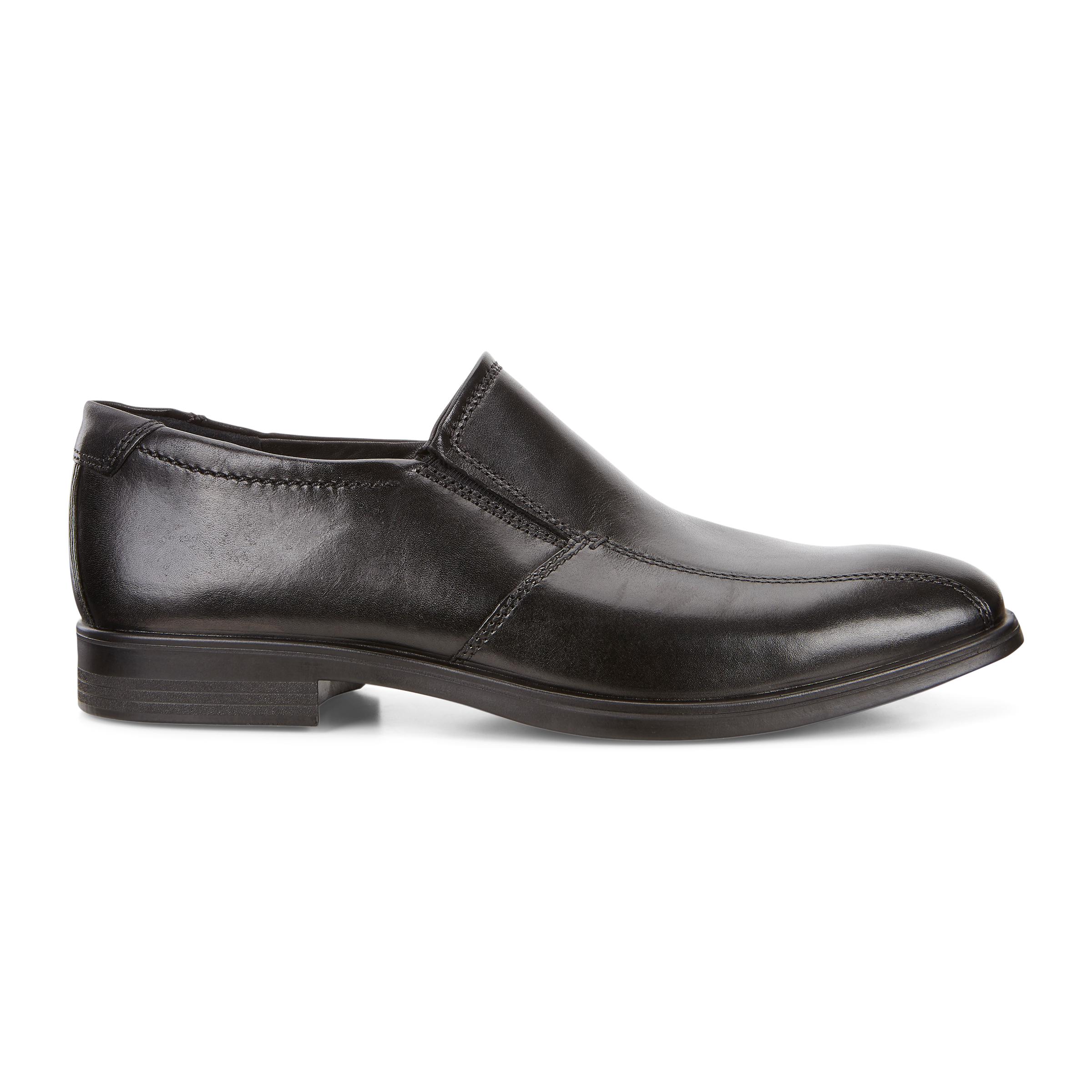 Ecco Herren Melbourne Premium Leather Black Slip On Loafer Dress Shoes​ ECCO Men main image 4