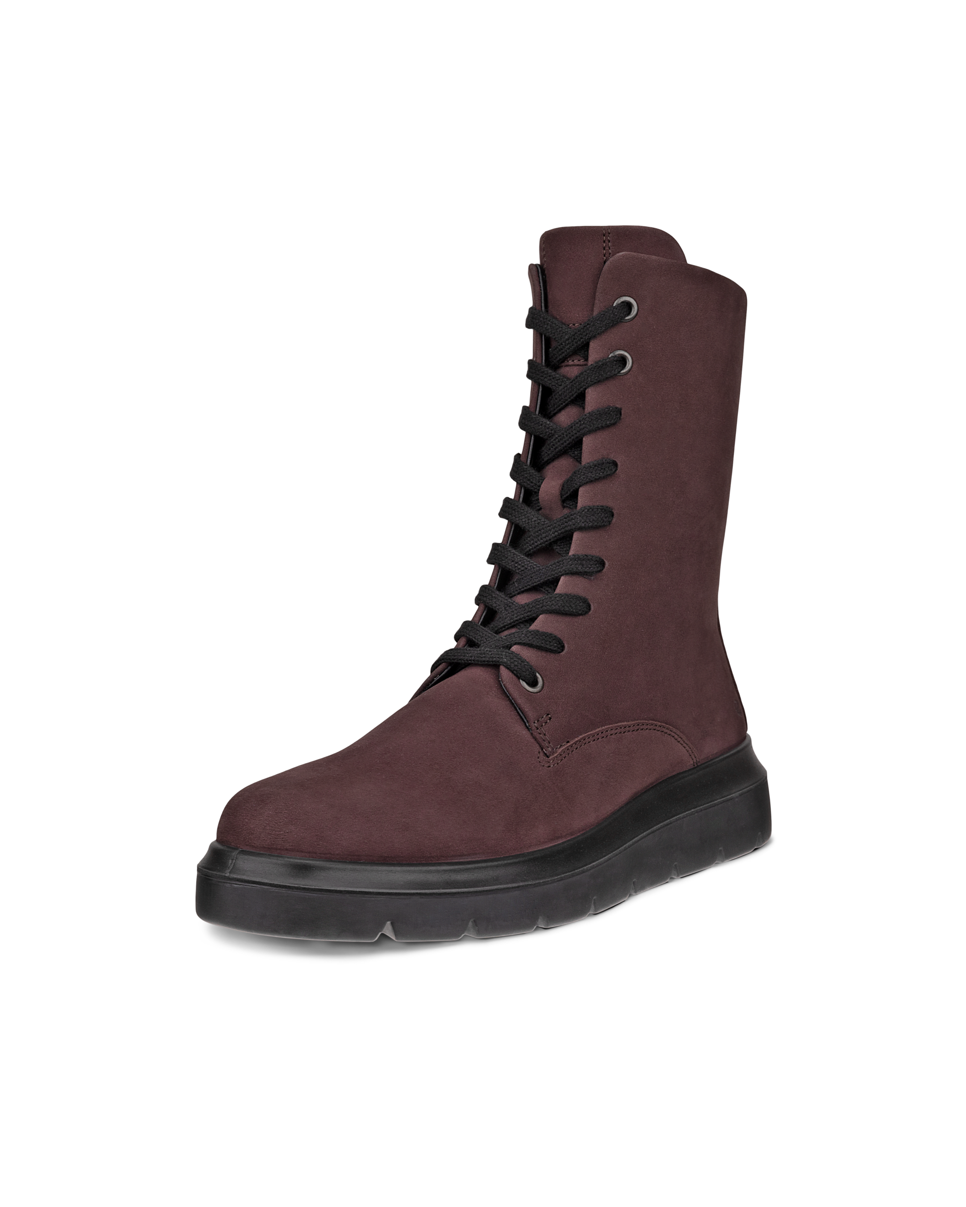 ECCO® NOUVELLE Damen Hoher Stiefel aus Nubukleder - Braun - Main