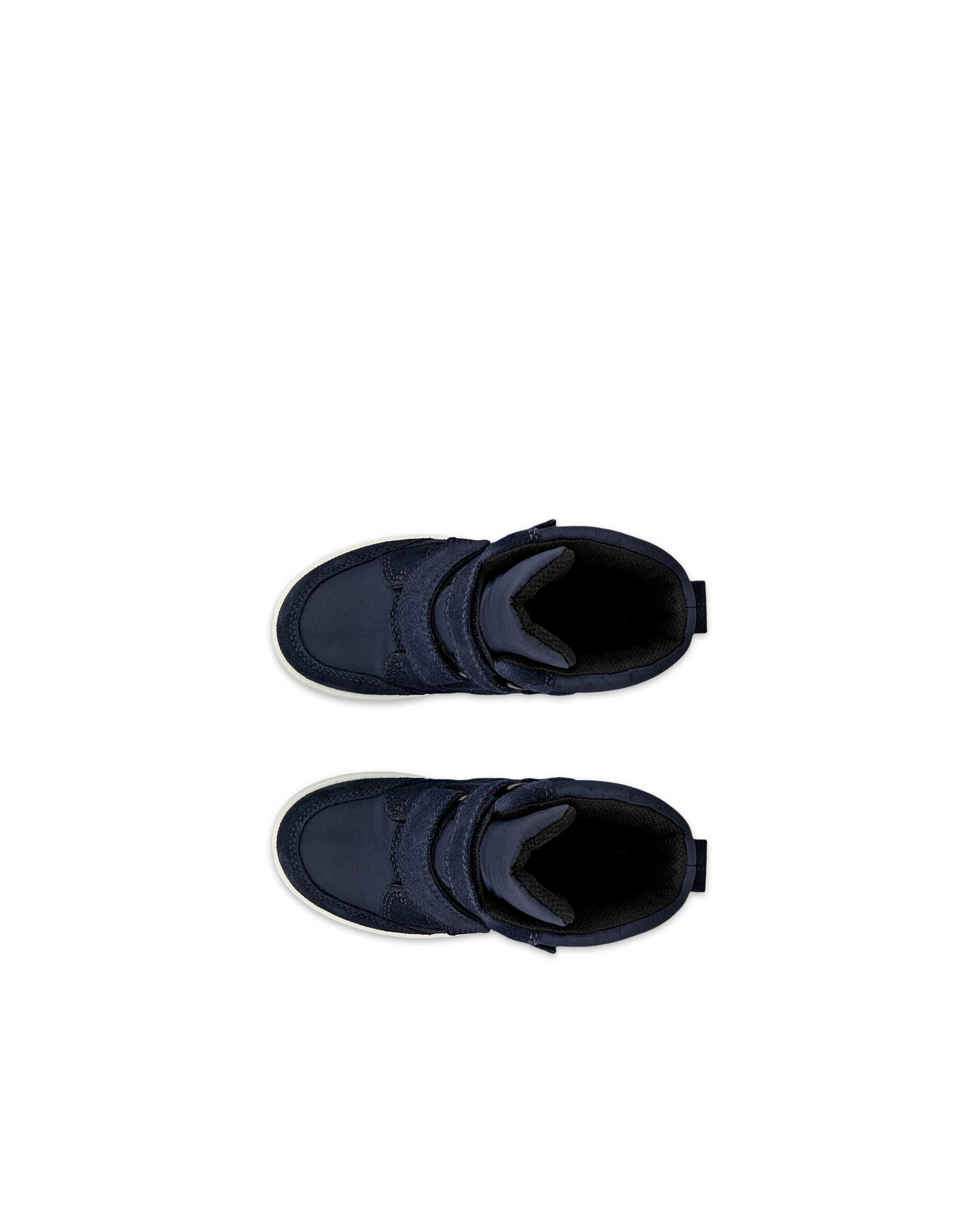 Kids' ECCO® Urban Snowboarder Suede Gore-Tex Winter Boot - Blue - Top left pair