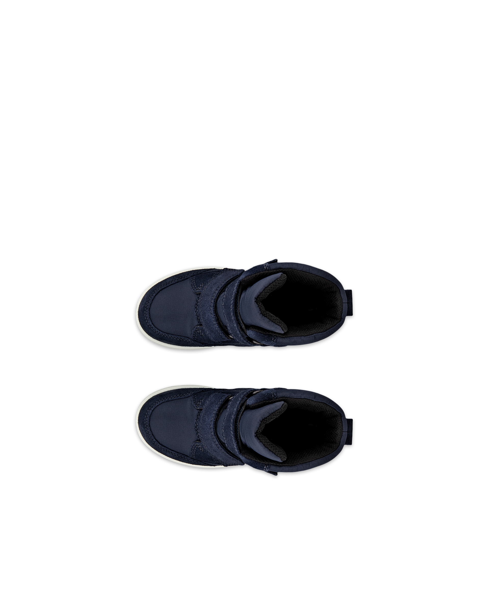 Kids' ECCO® Urban Snowboarder Suede Gore-Tex Winter Boot - Blue - Top left pair