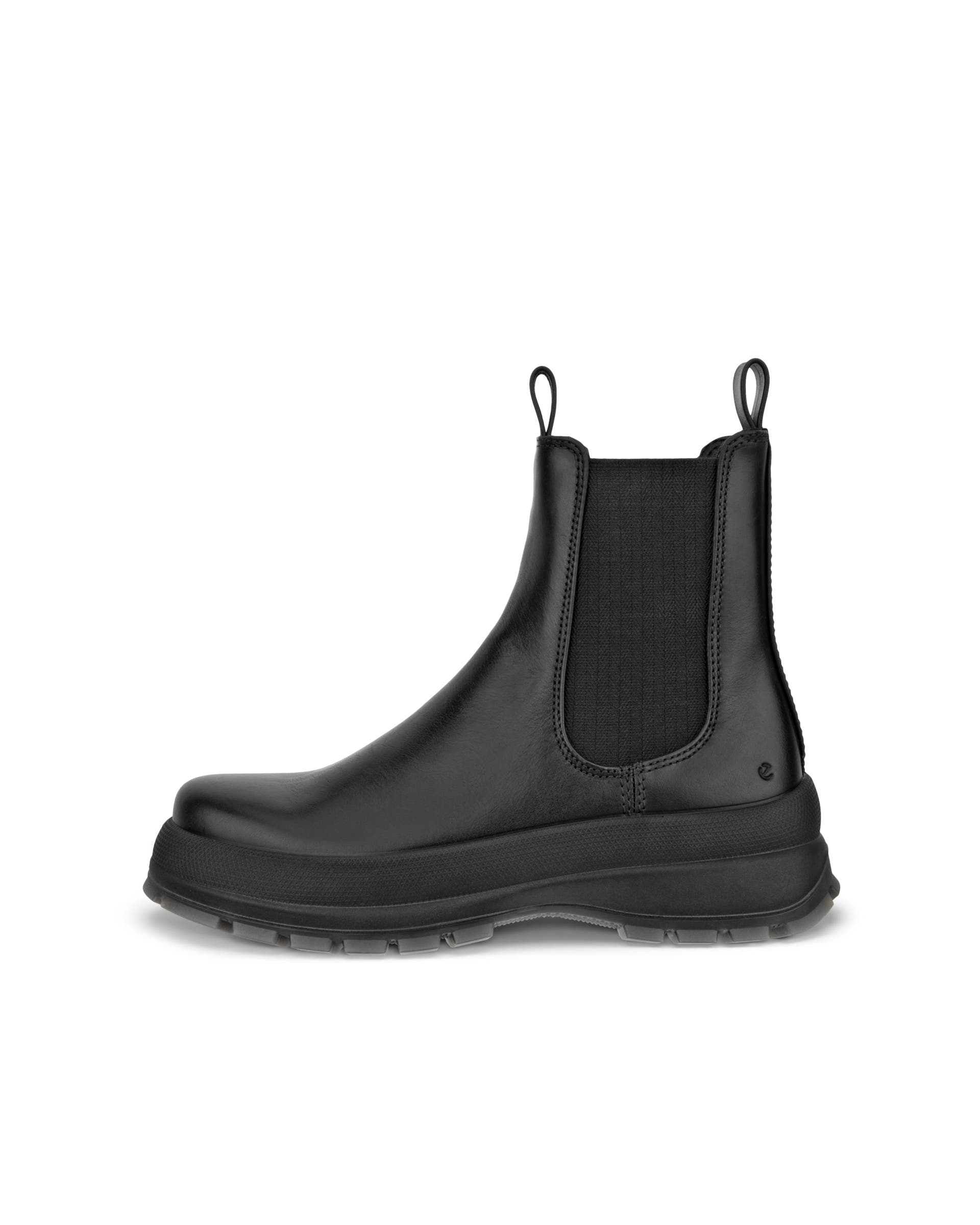 ECCO® TRACK 30 dames nubuck Chelsea boot - Zwart - Outside