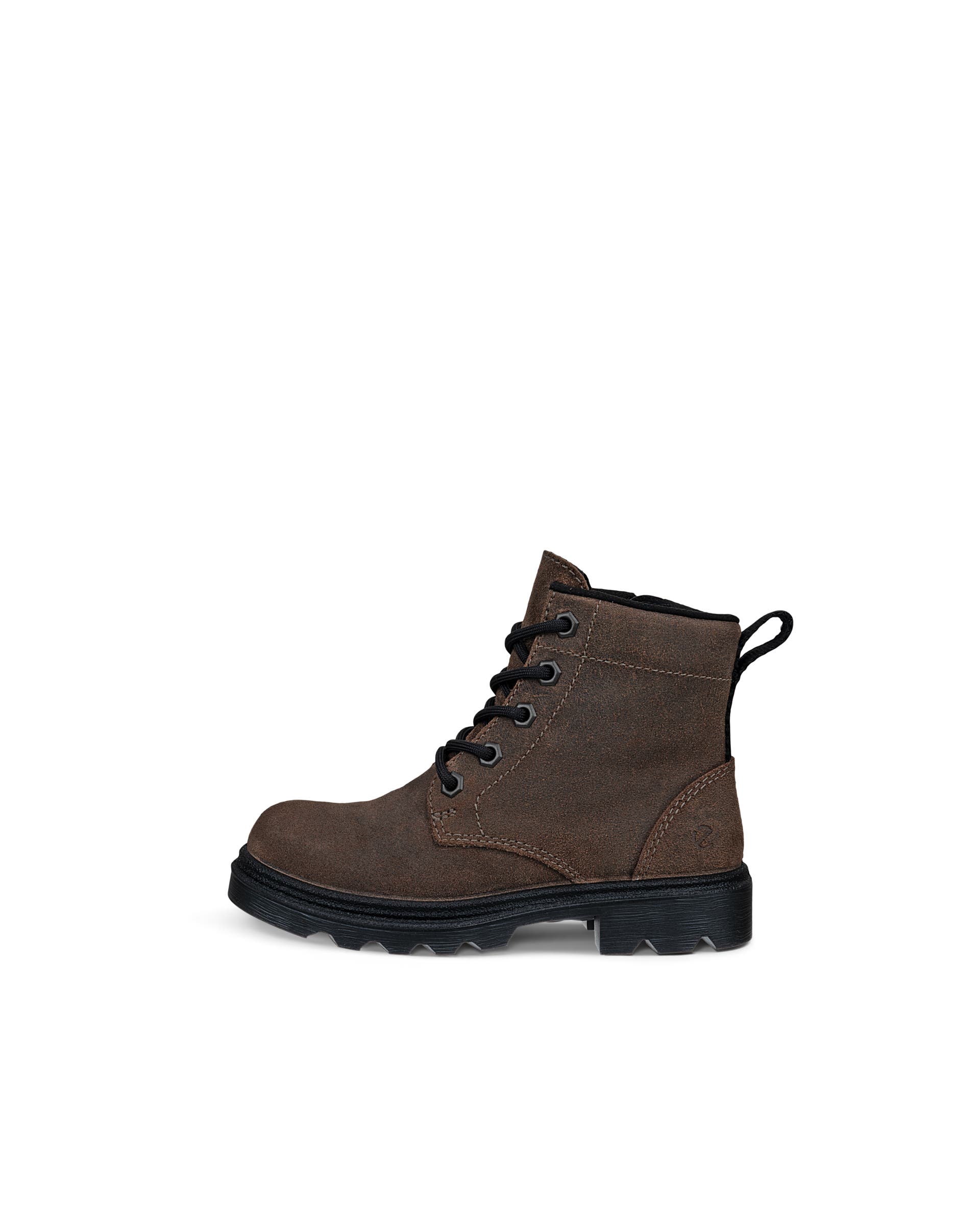 Kids' ECCO® Grainer Leather Waterproof Boot - Brown - Outside