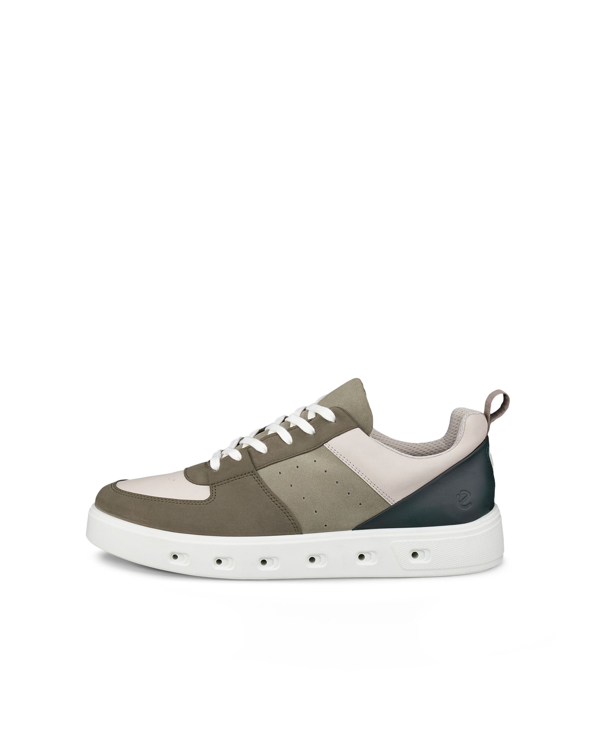 ECCO street 720 MEN メンズ レザーGore-Texスニーカー - グリーン - Outside