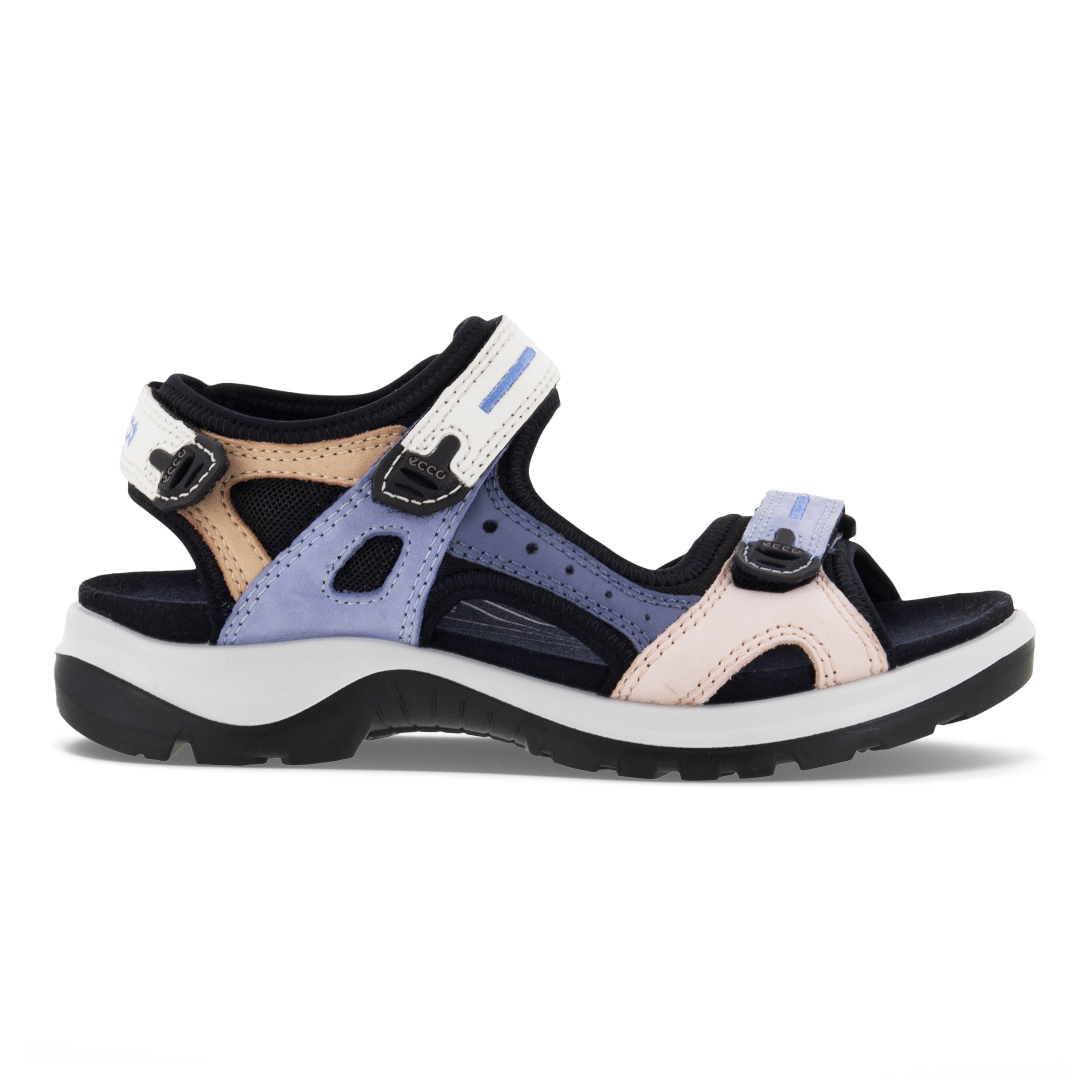 ECCO Offroad ウィメンズ レザーハイキングサンダル | マルチカラー