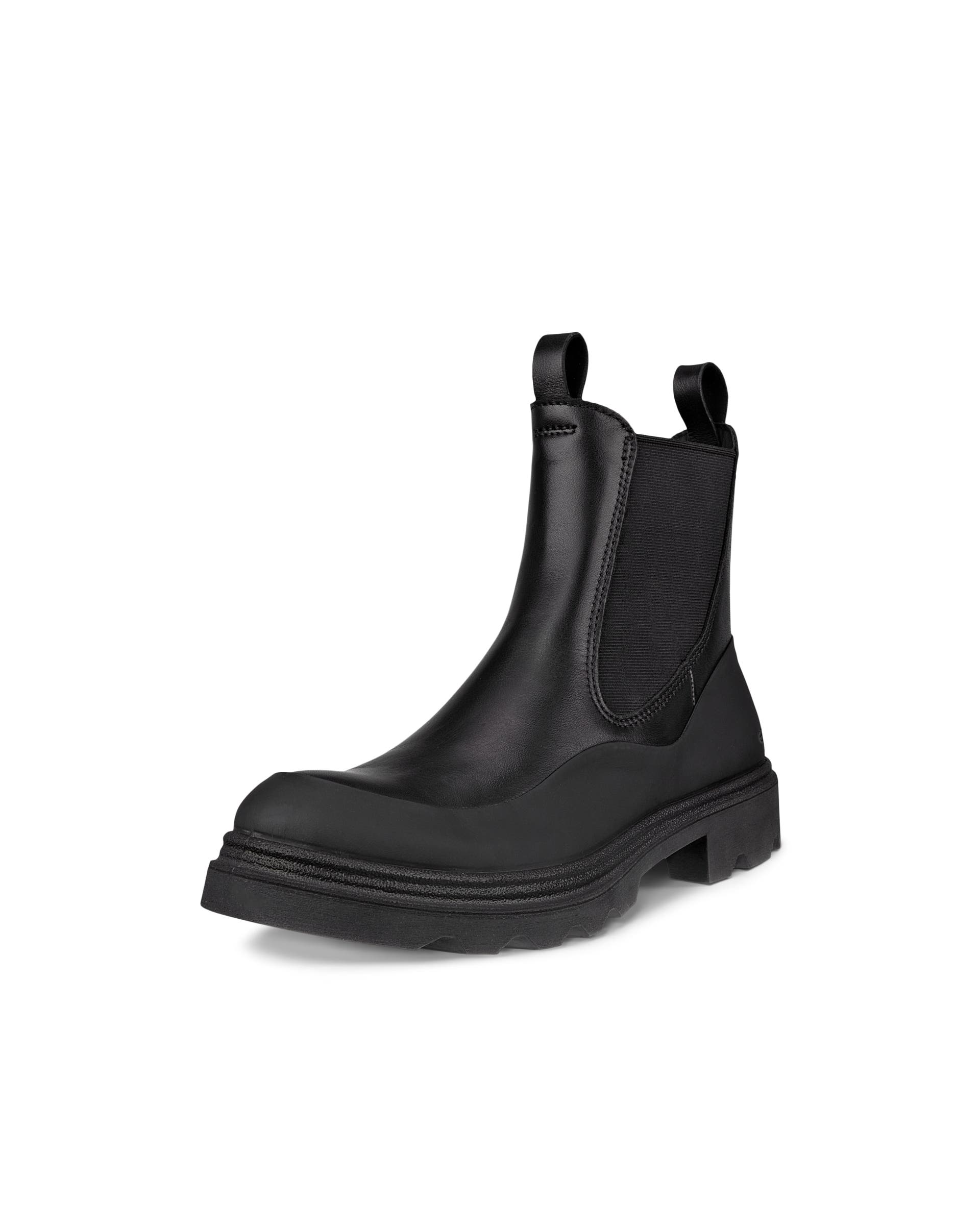 Women's ECCO® Grainer Leather Chelsea Boot - Black - Main