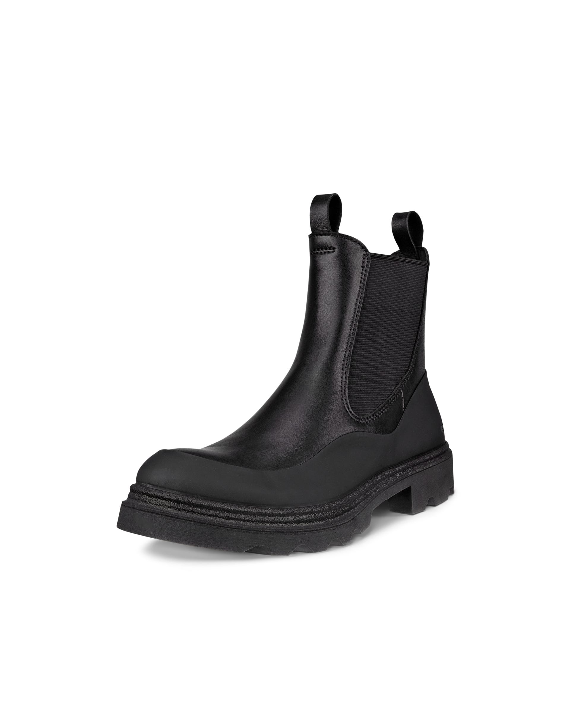 Women's ECCO® Grainer Leather Chelsea Boot - Black - Main