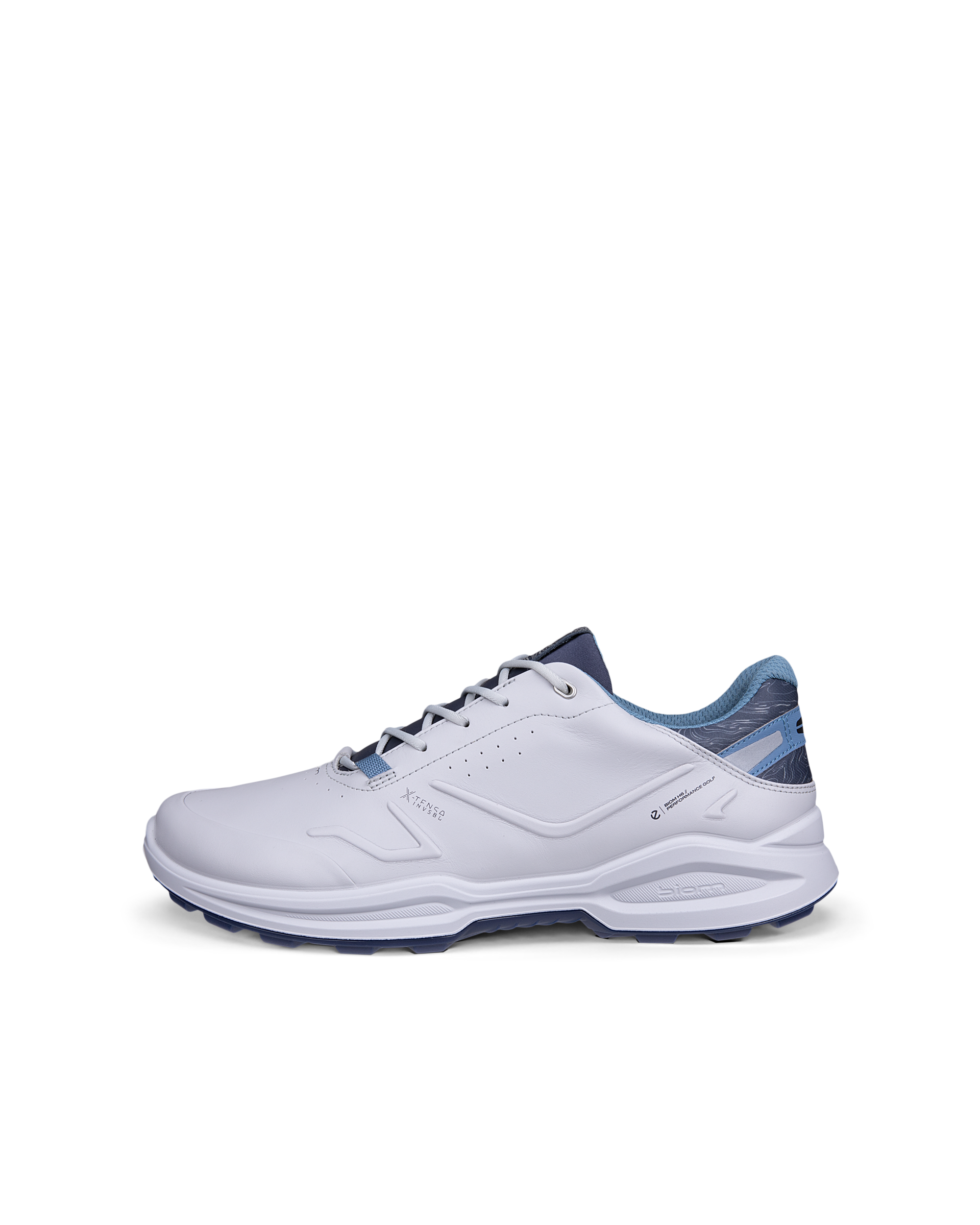 Men's ECCO® Golf Biom H6 Leather Waterproof Golf Shoe | Blue