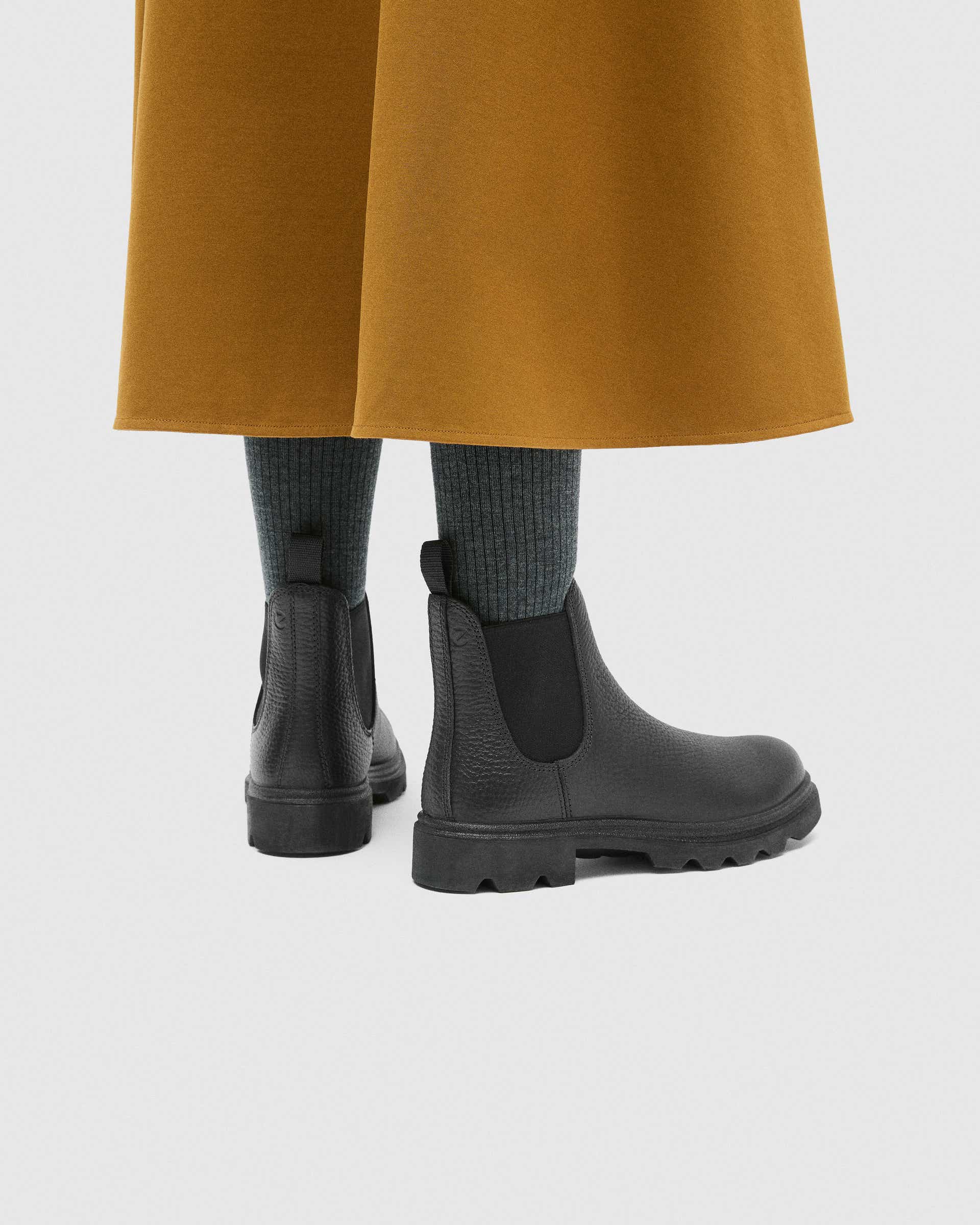 ECCO® Grainer Chelseaboots skinn dam - Svart - Lifestyle image-1