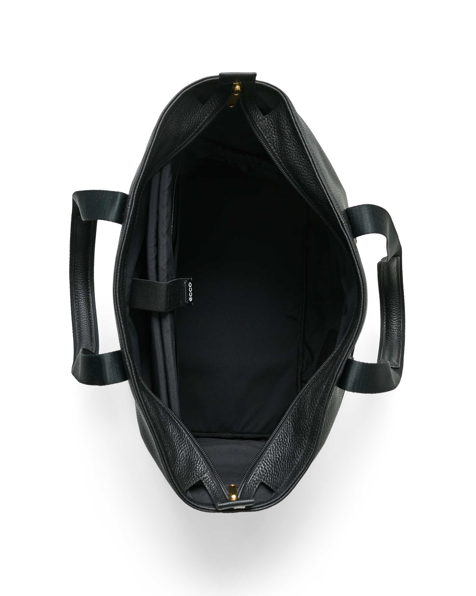 ECCO® Leather Tote Bag - Black - Birdeye