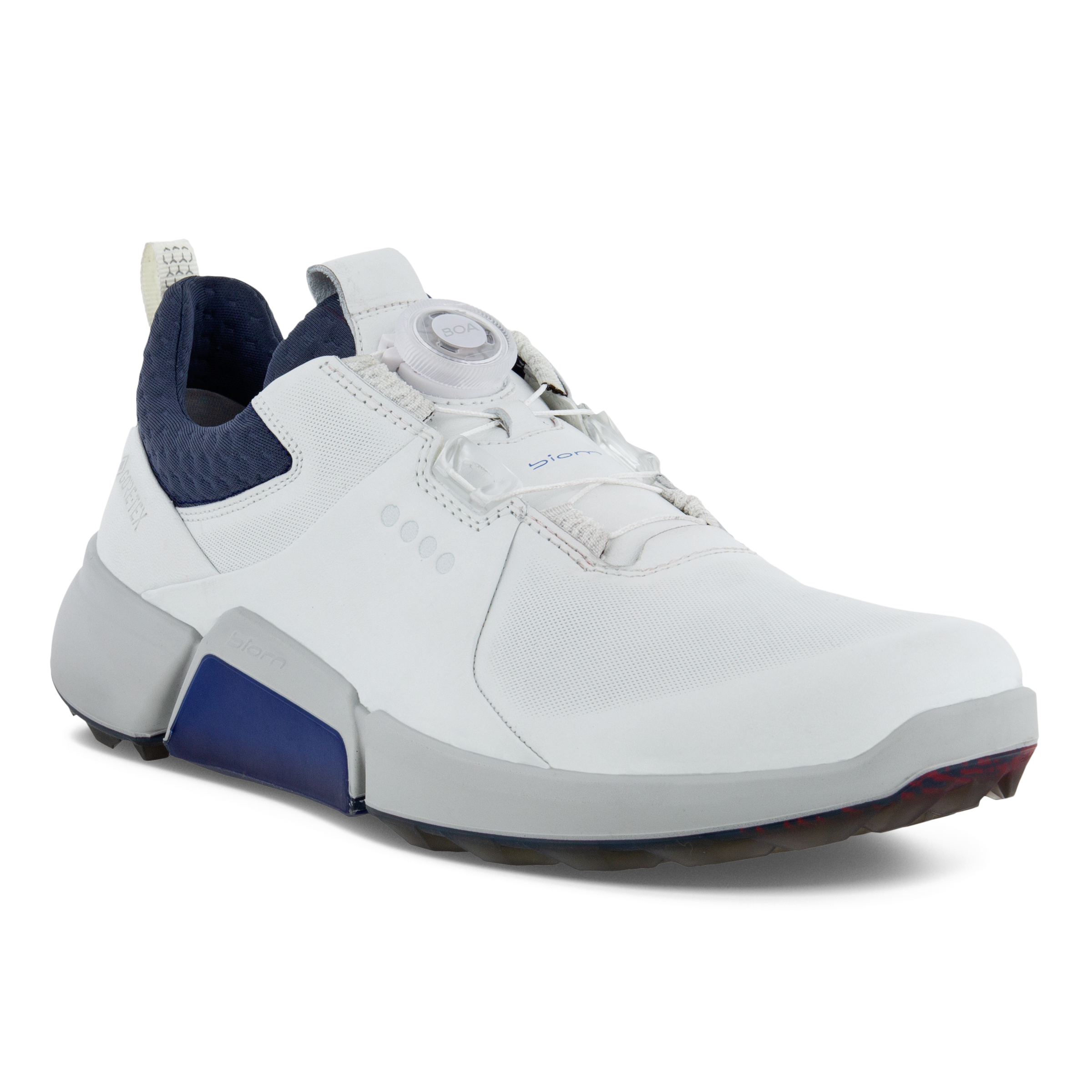 ECCO Golf BIOM H4 メンズ レザーGore-Texゴルフシューズ | ホワイト