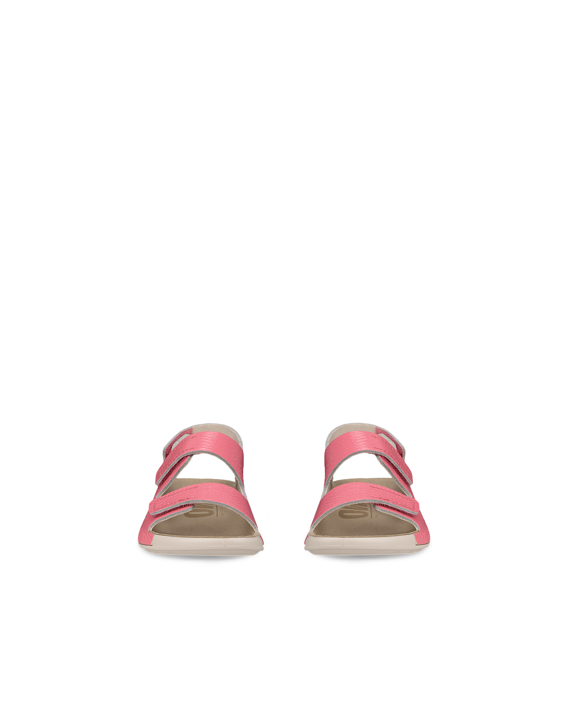 ECCO® Cozmo odinės basutės su dviem dirželiais vaikams - Rožinė - Front pair