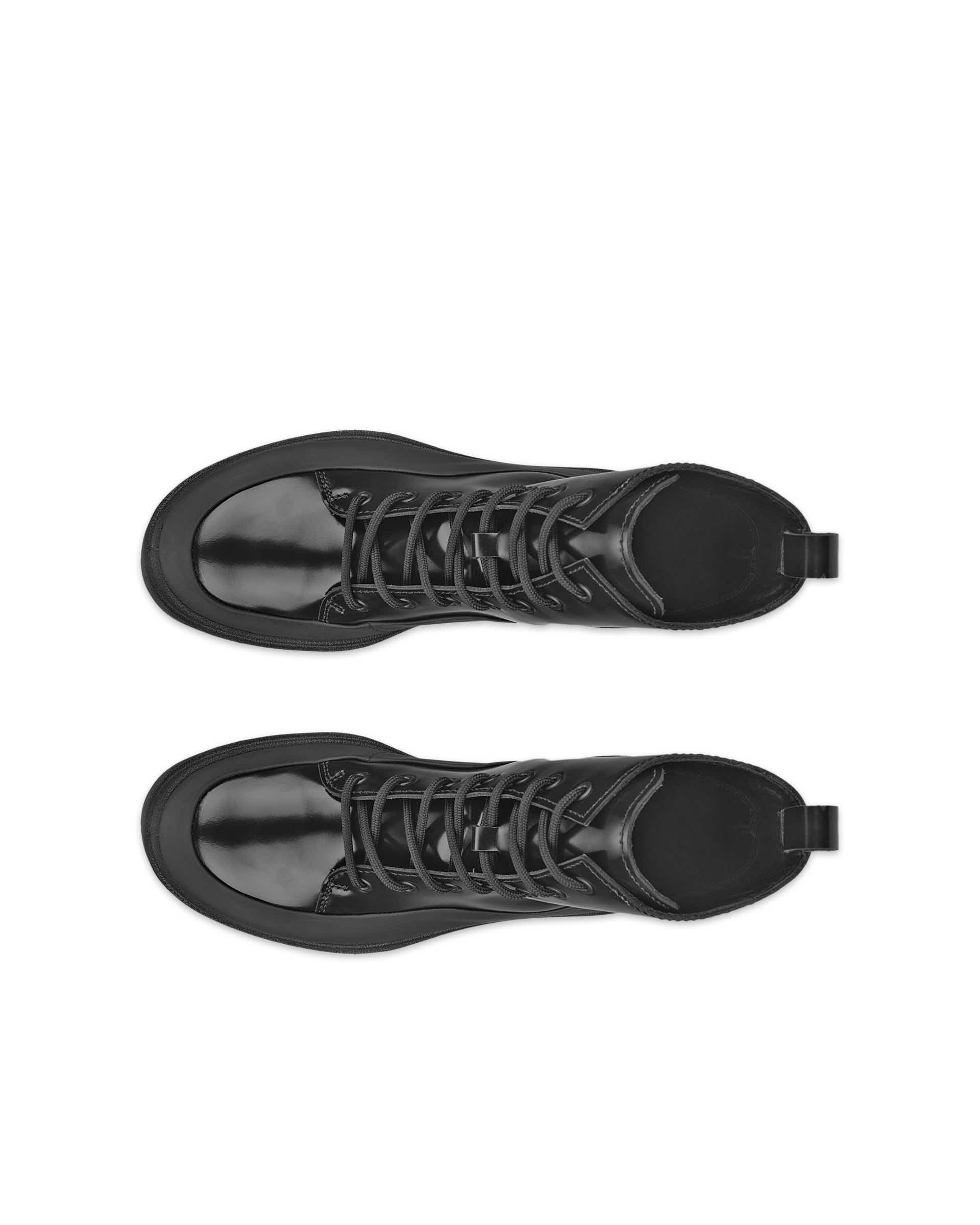 ECCO® Grainer Damen Halbhoher Stiefel aus Leder - Schwarz - Top left pair