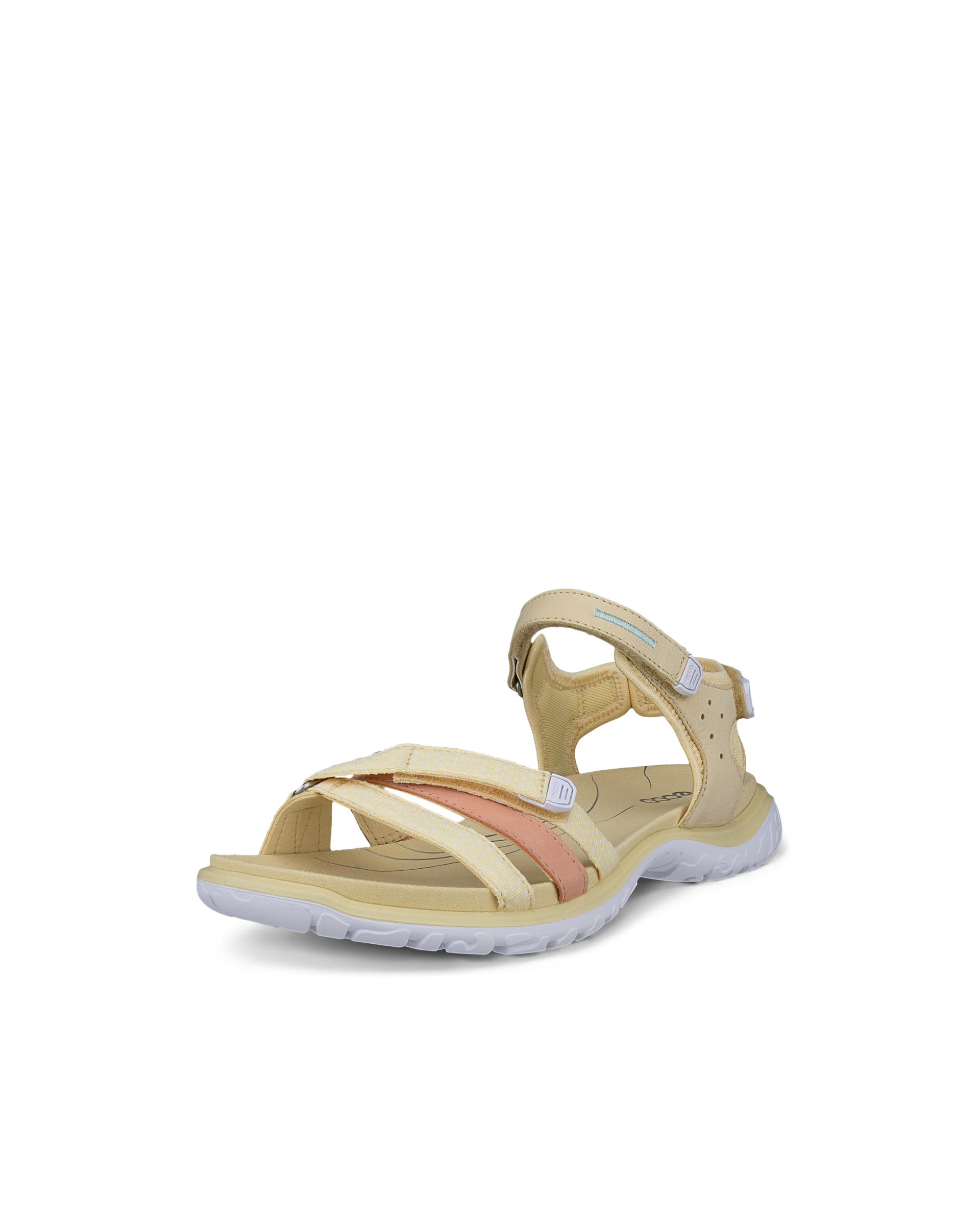 Women's ECCO® Offroad Roam Nubuck Outdoor Sandal - Yellow - Main